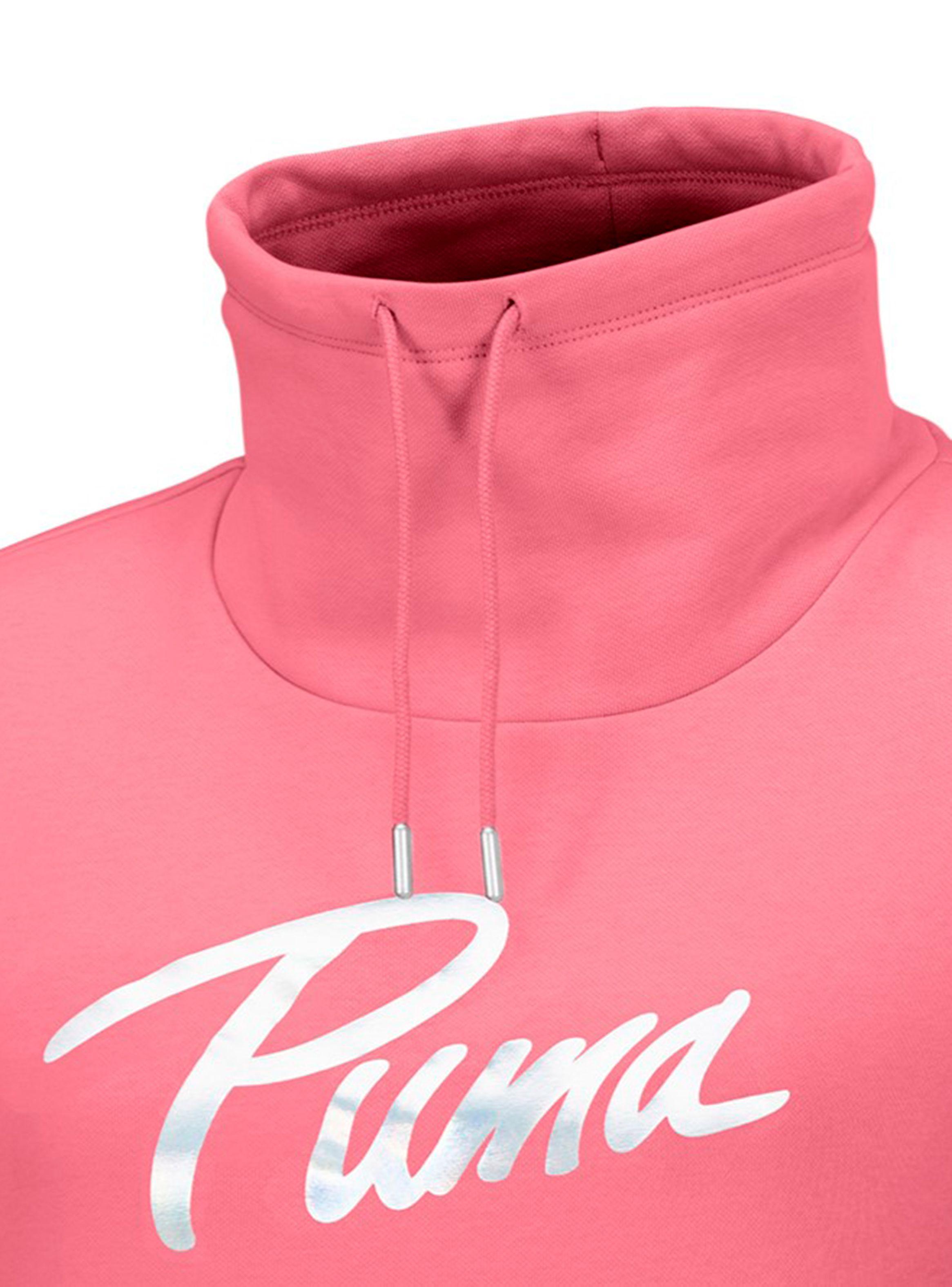 Polerón Cowl Neck Fl Pink Ess+ Graphic-2