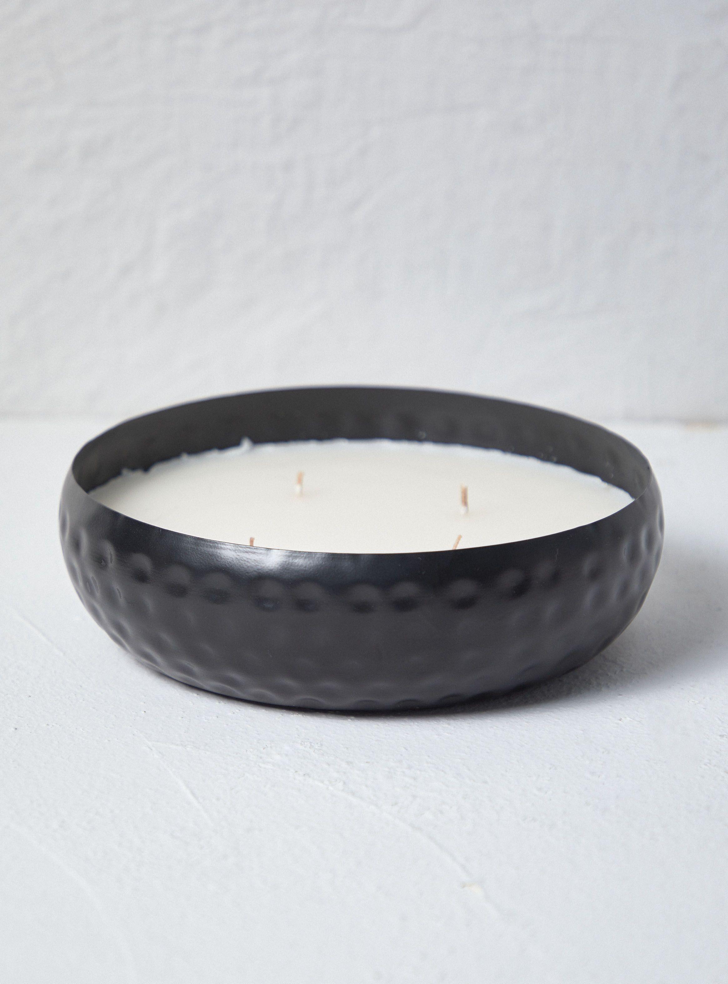 Vela Martillada Negro 23 cm-1