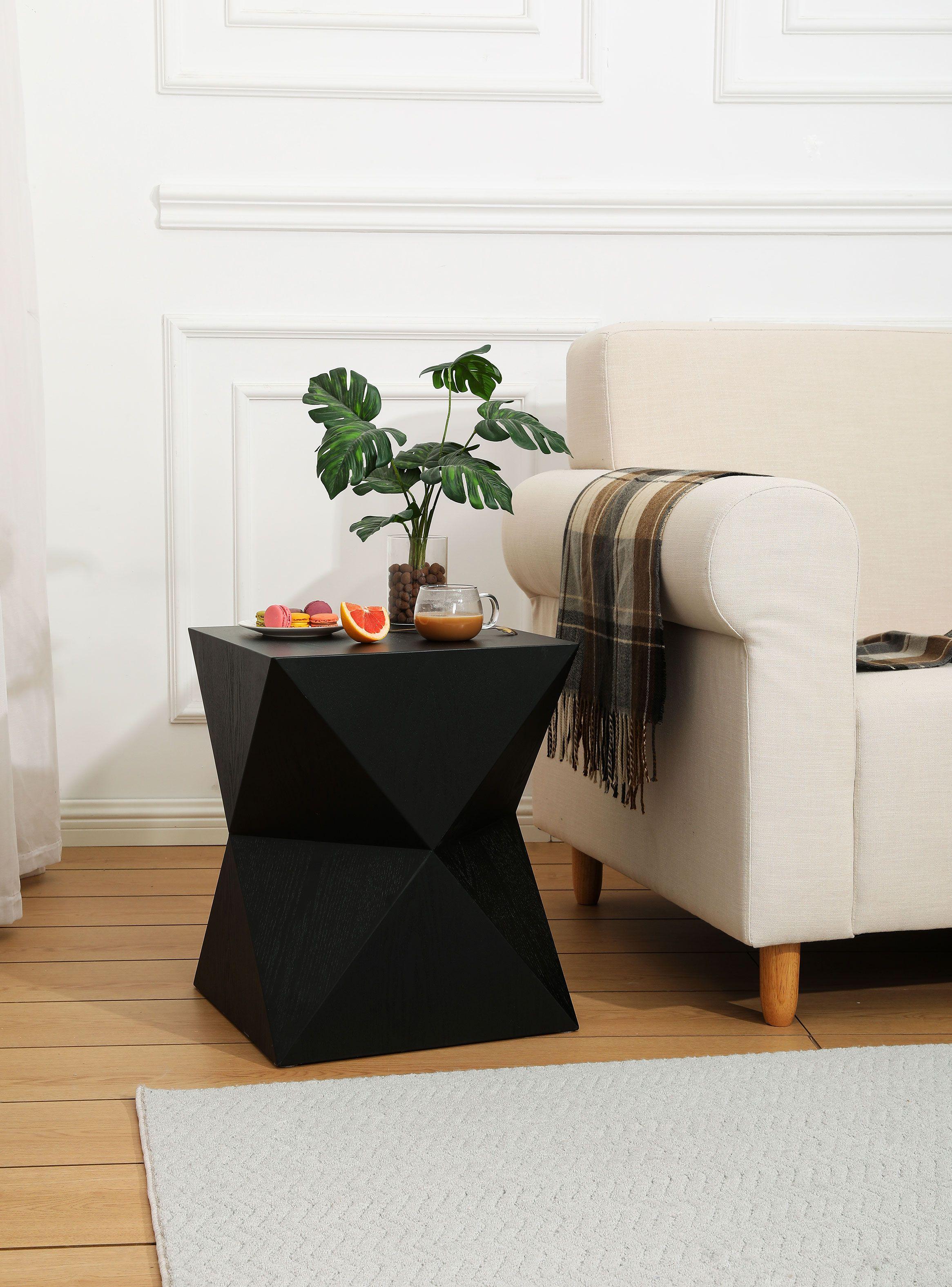Mesa Lateral Escultural 40x40 cm-4