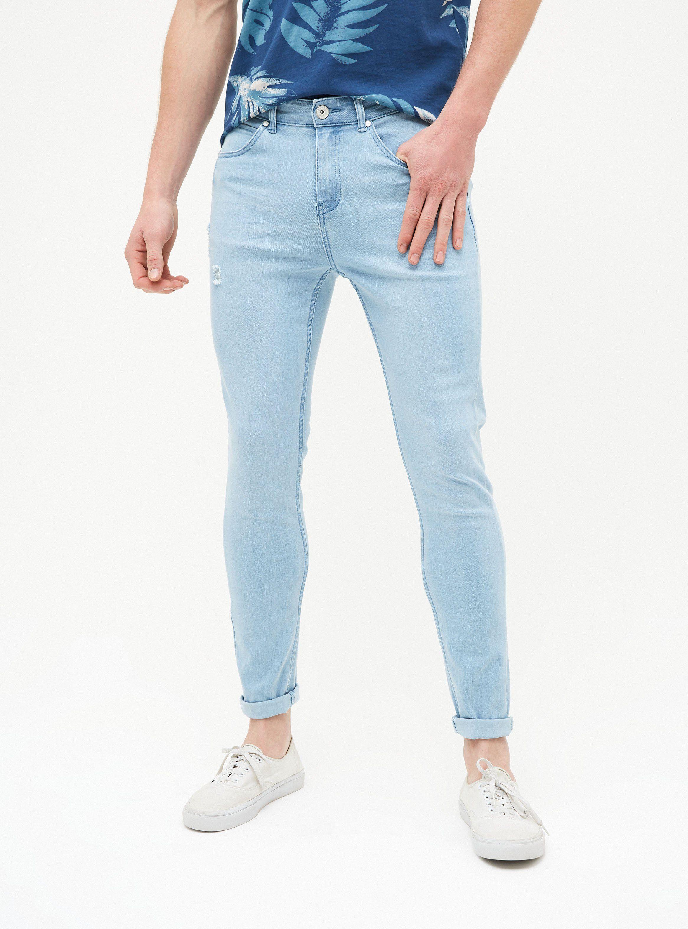 Jeans Super Skinny Rasgados Denim JJO-0