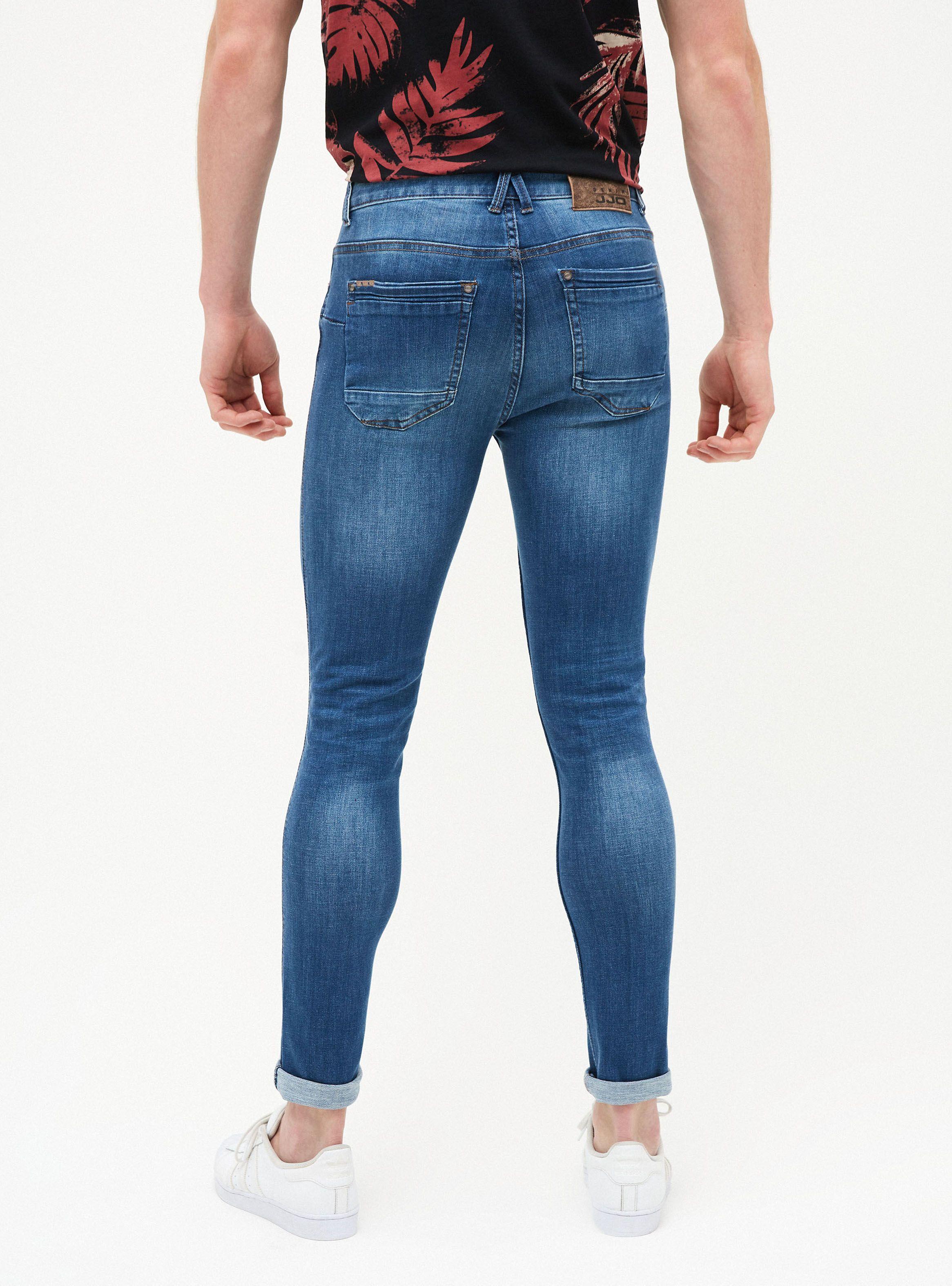 Jeans Skinny Detalles Relieve Denim-1