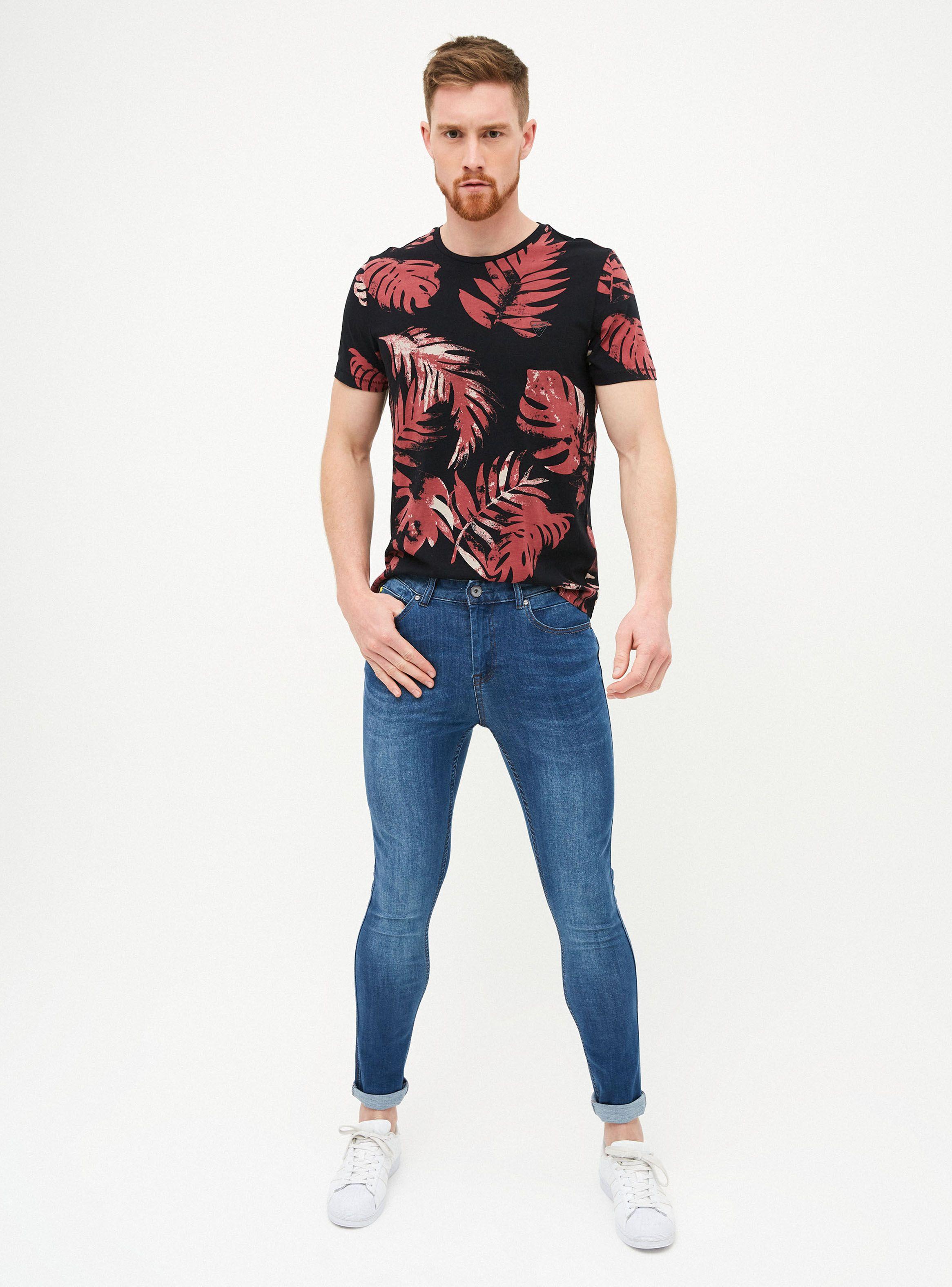 Jeans Skinny Detalles Relieve Denim-3