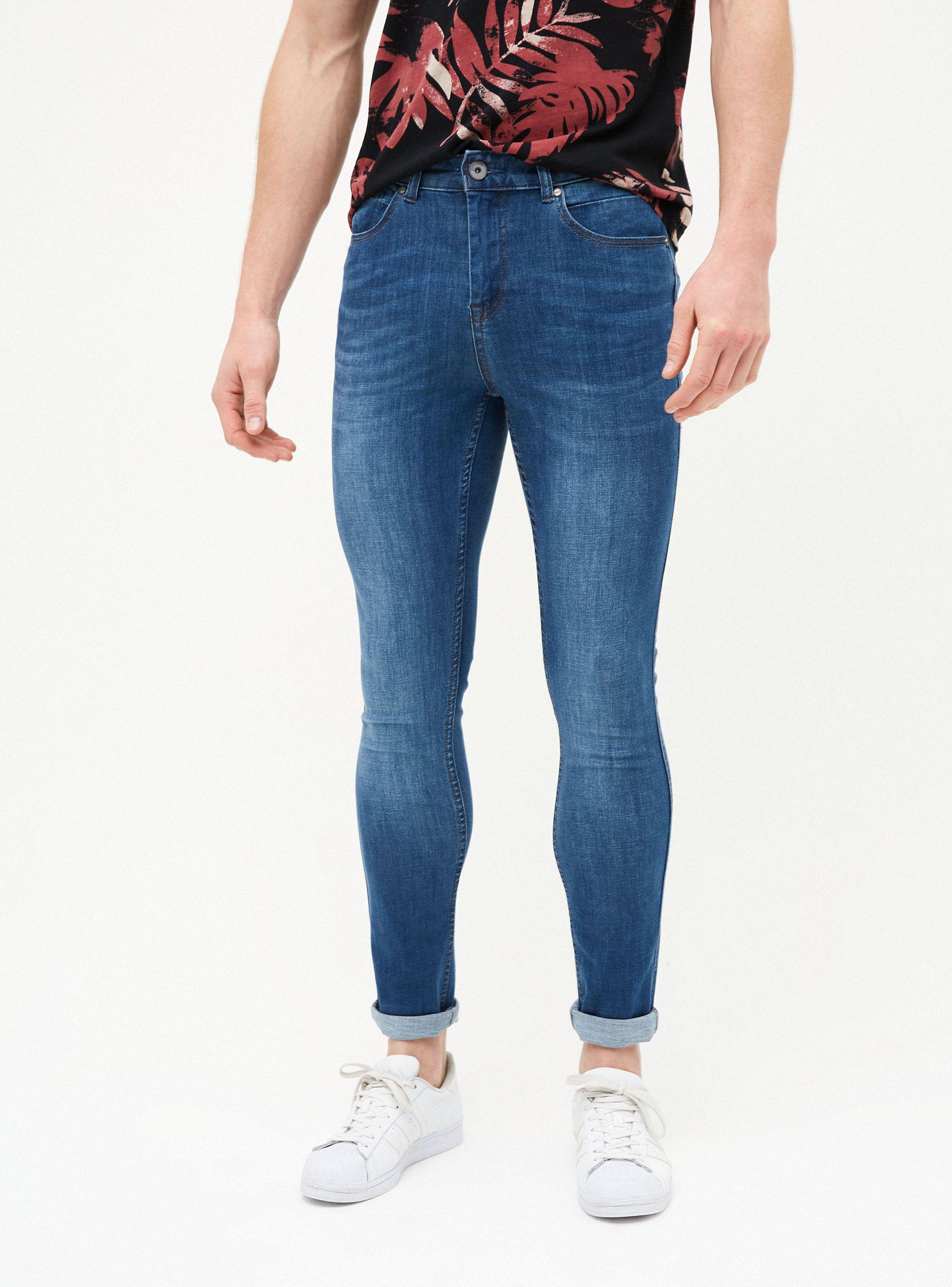 Jeans Skinny Detalles Relieve Denim-0