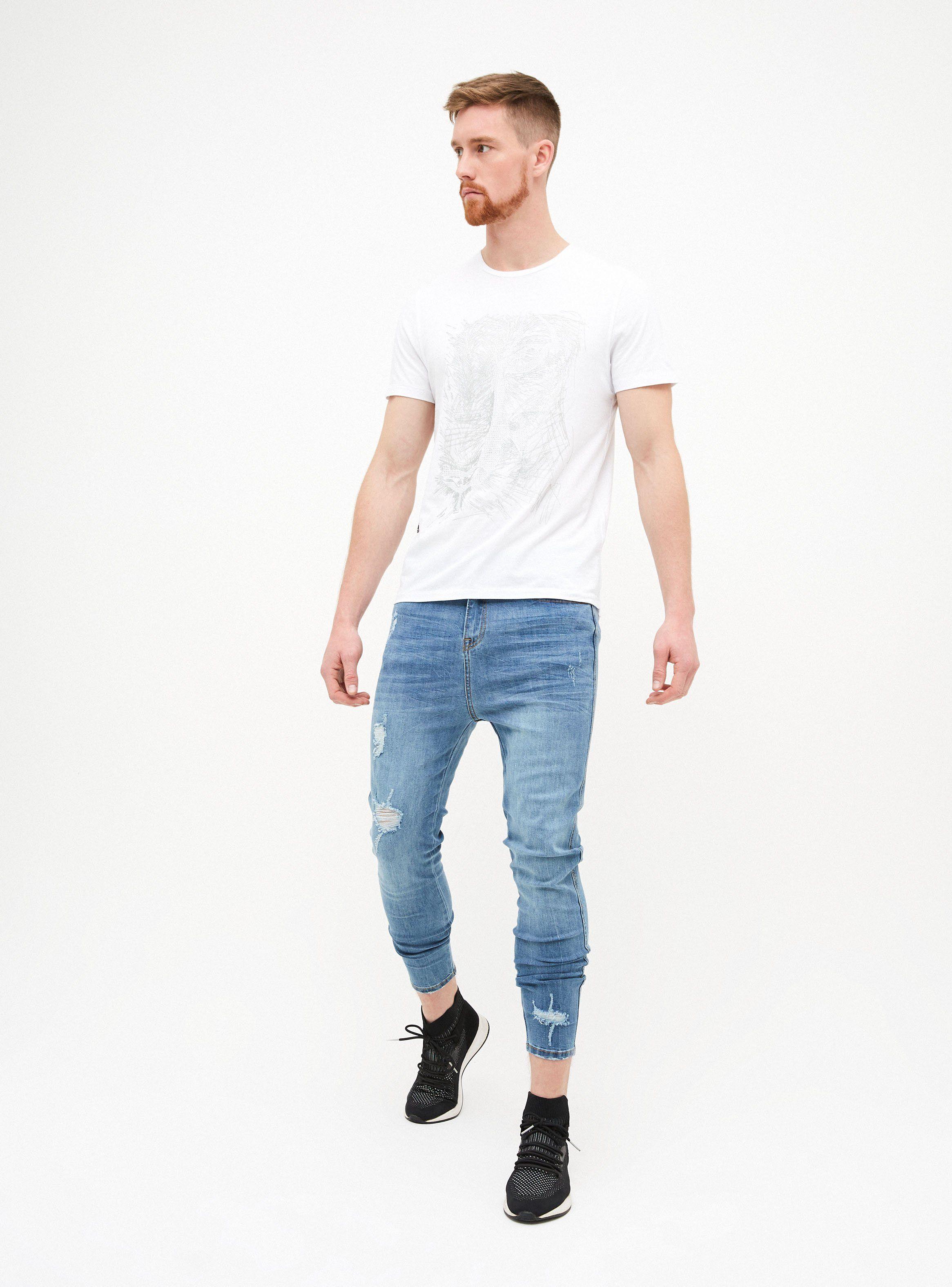 Jeans Tapered Roturas Azul Alexis Collection JJO-3