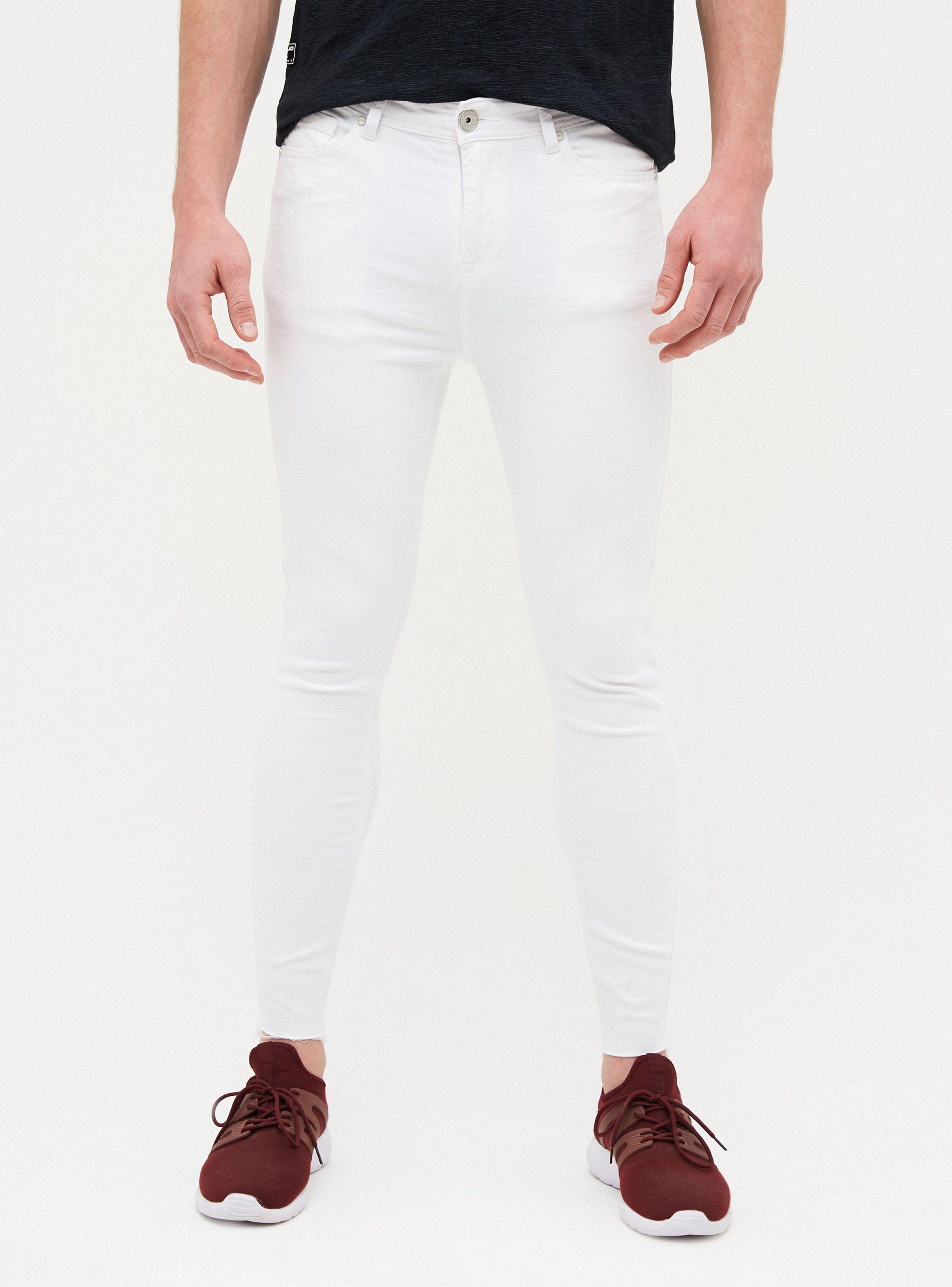 Jeans JJO Spray On con Roturas Blanco JJO-0