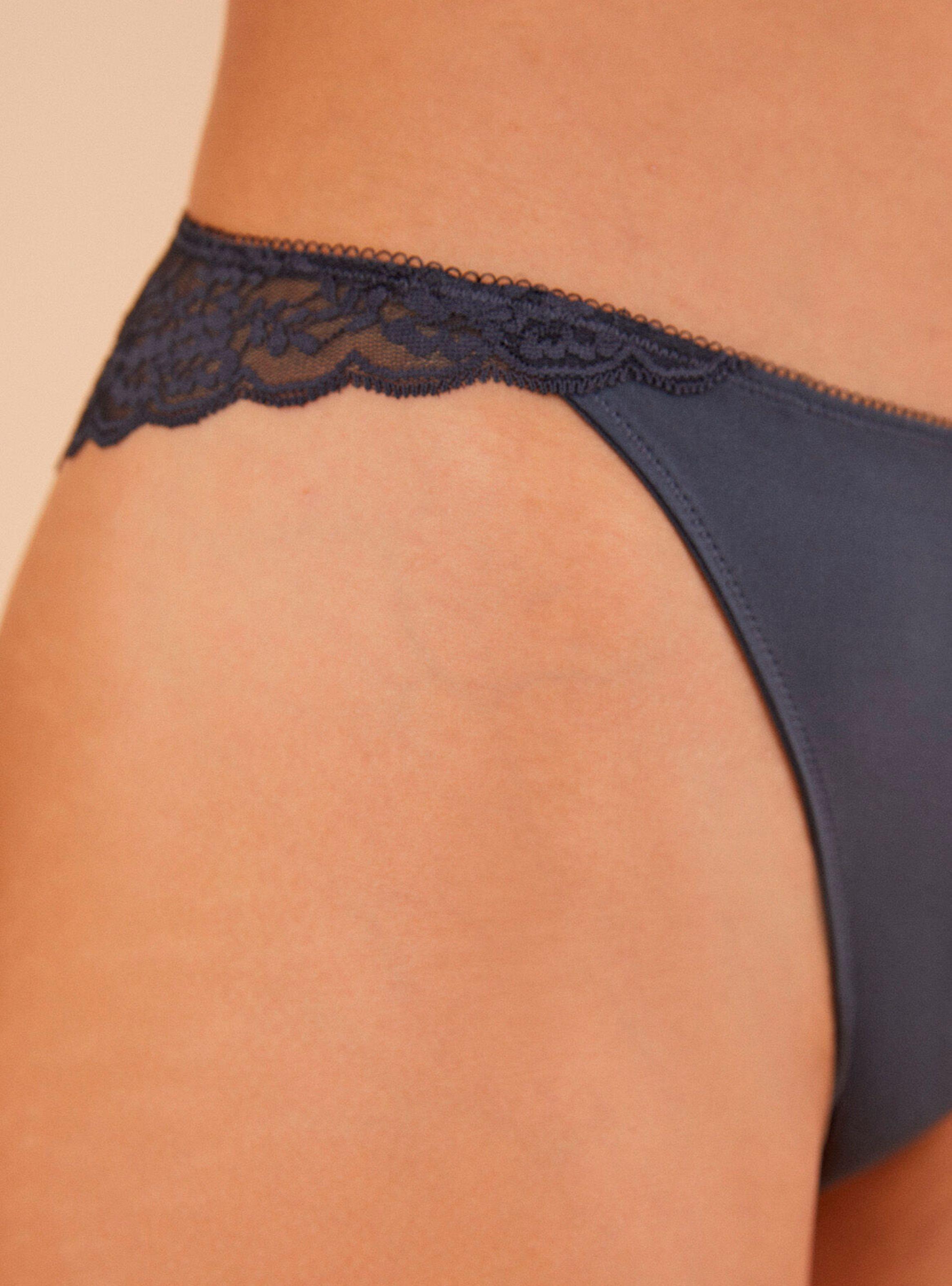 Colaless Microfibra Encaje Floral-2