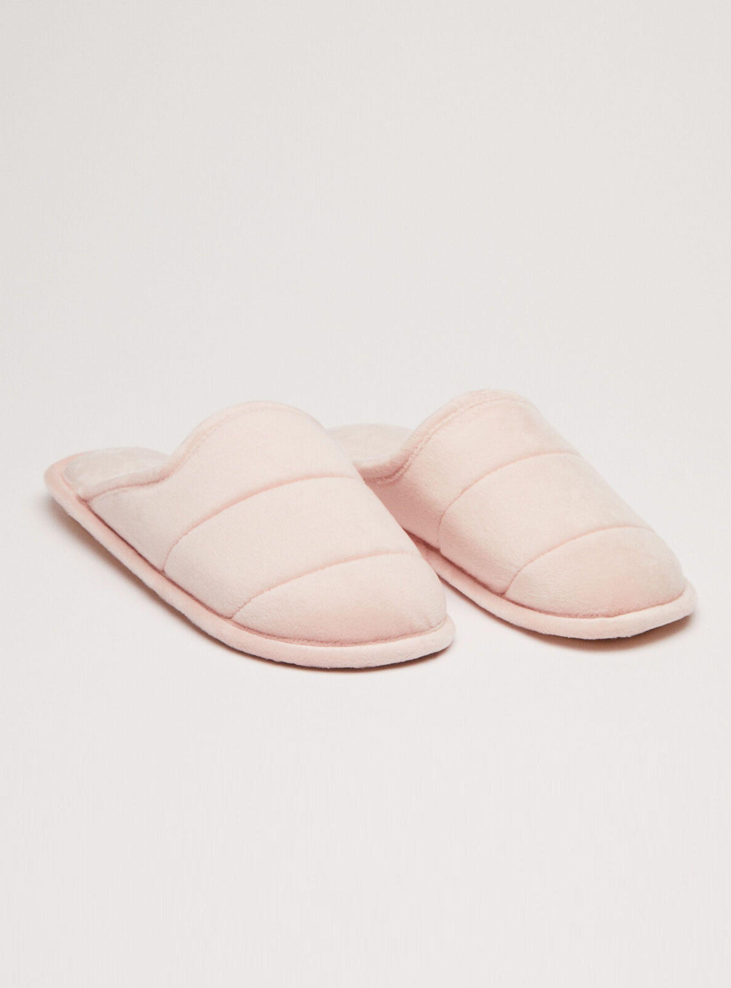 Pantuflas Acolchadas con Tejido Velour-2