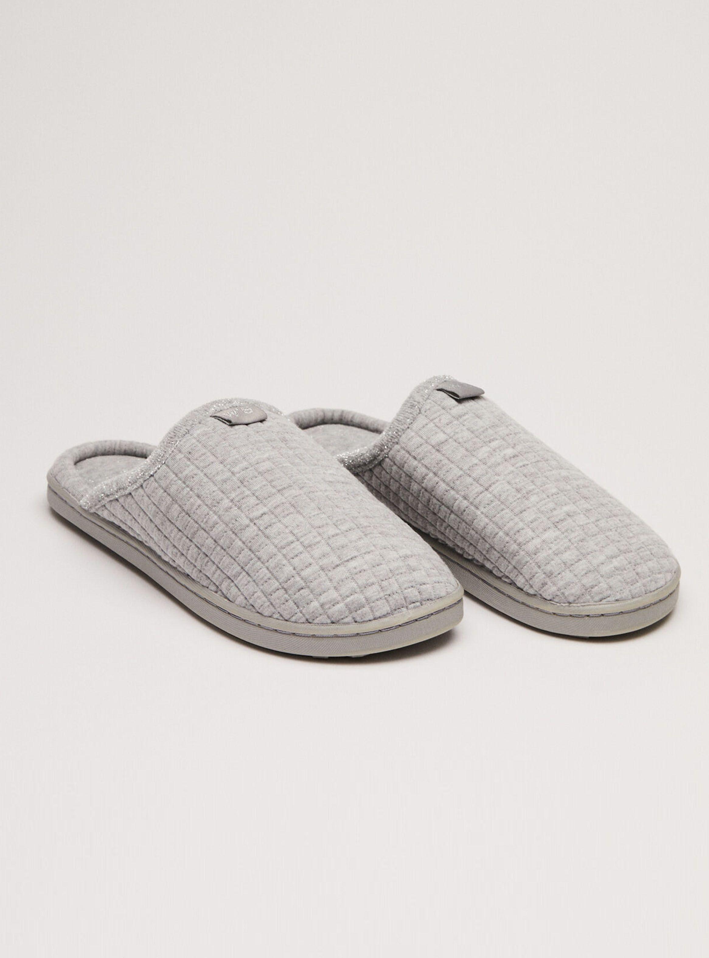 Pantuflas Brillos Acolchadas-1