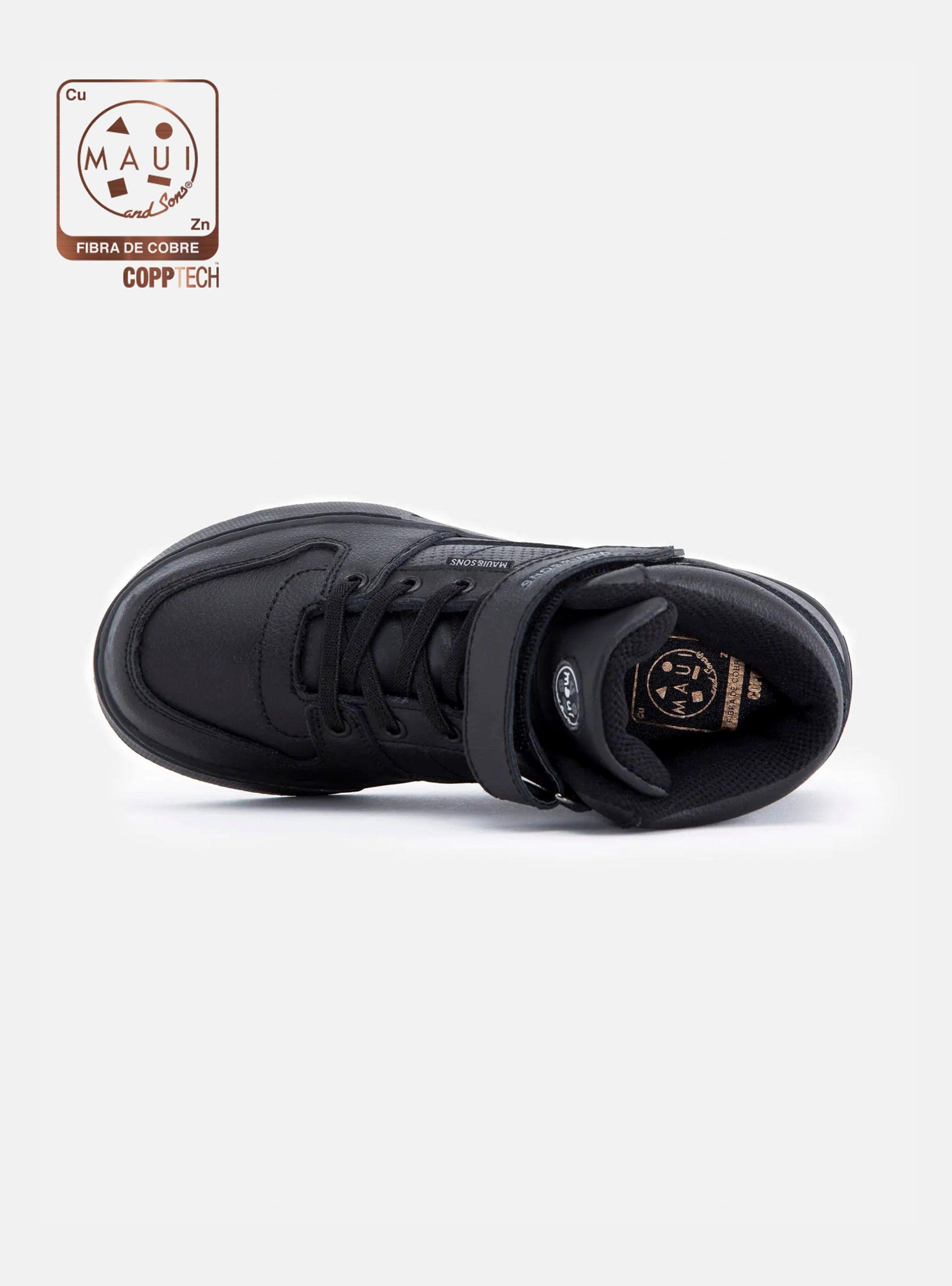 Zapato Escolar Velcro y Cordón Hombre-1