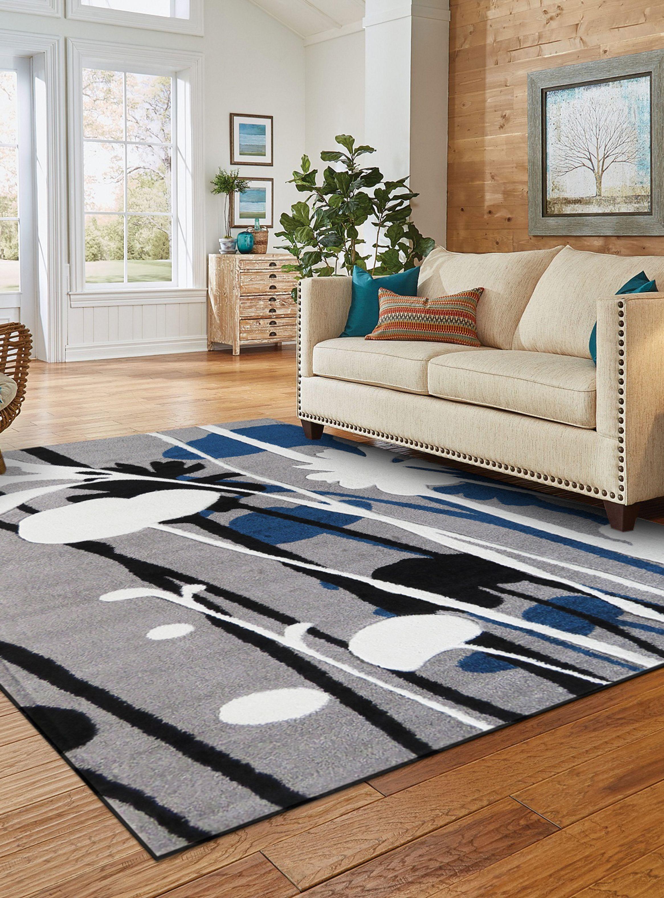 Alfombra Carved Florida 170 x 230 cm Gris-2