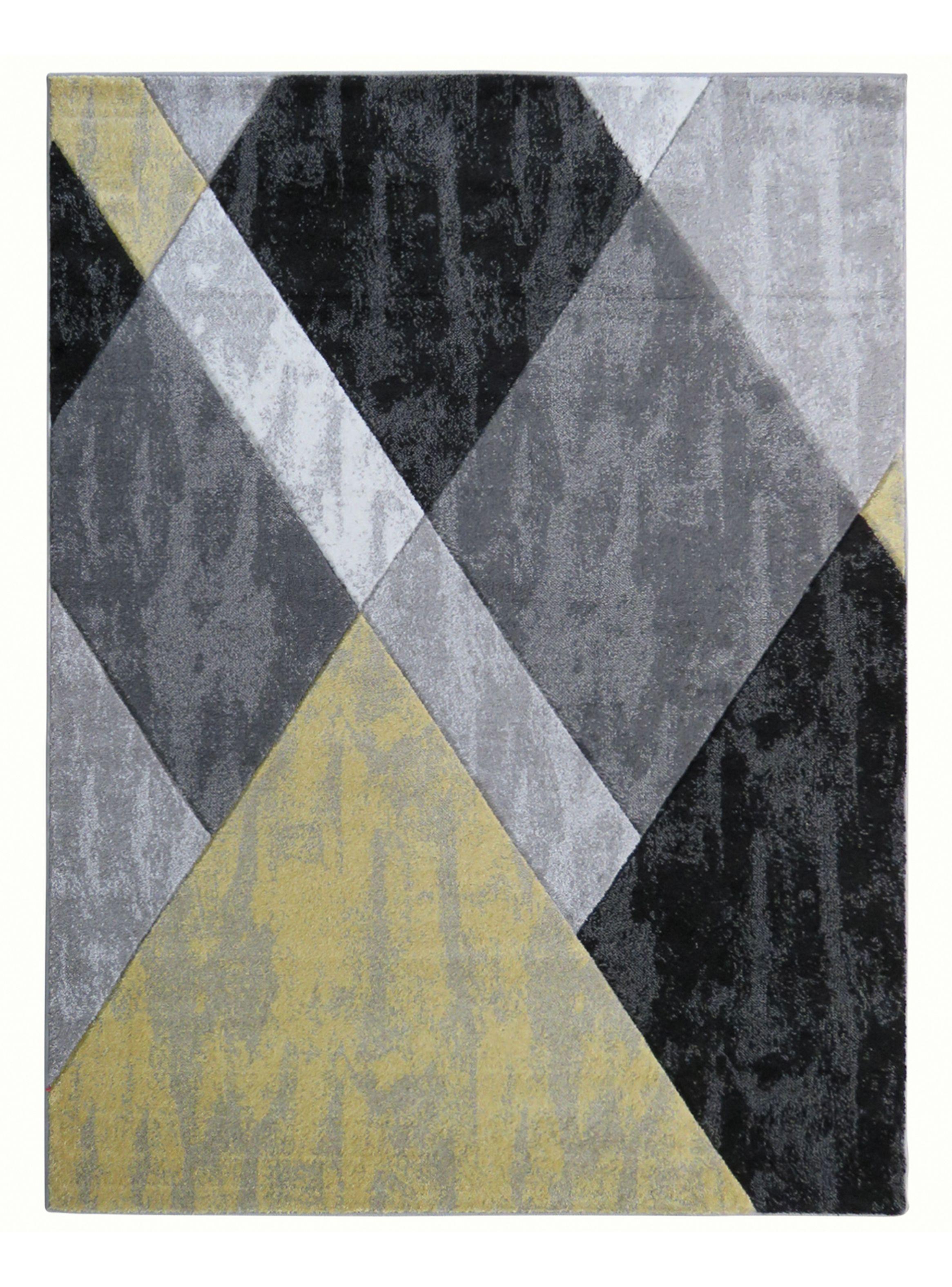 Alfombra Carved Florida 170 x 230 cm Amarillo-0