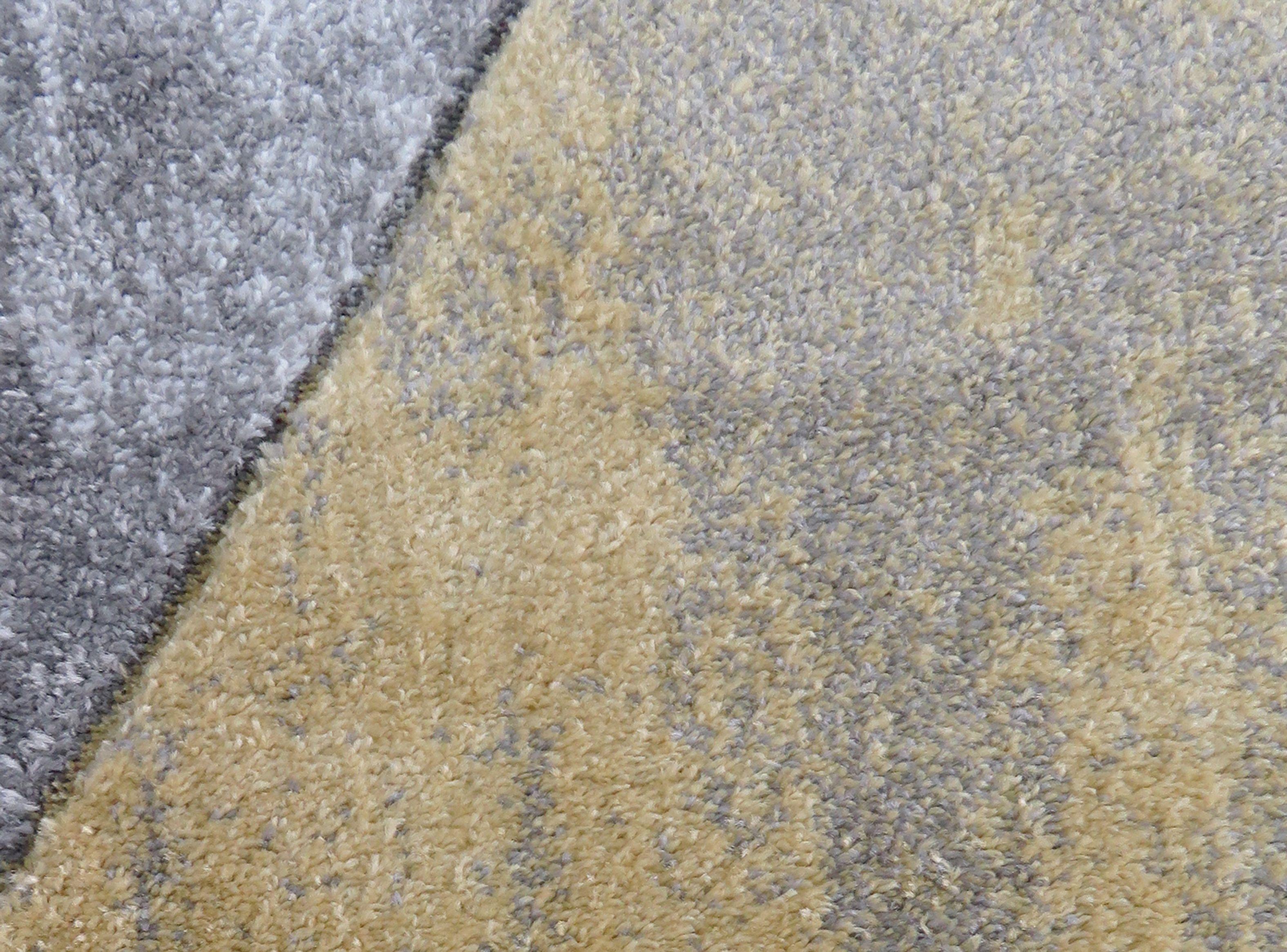 Alfombra Carved Florida 170 x 230 cm Amarillo-1