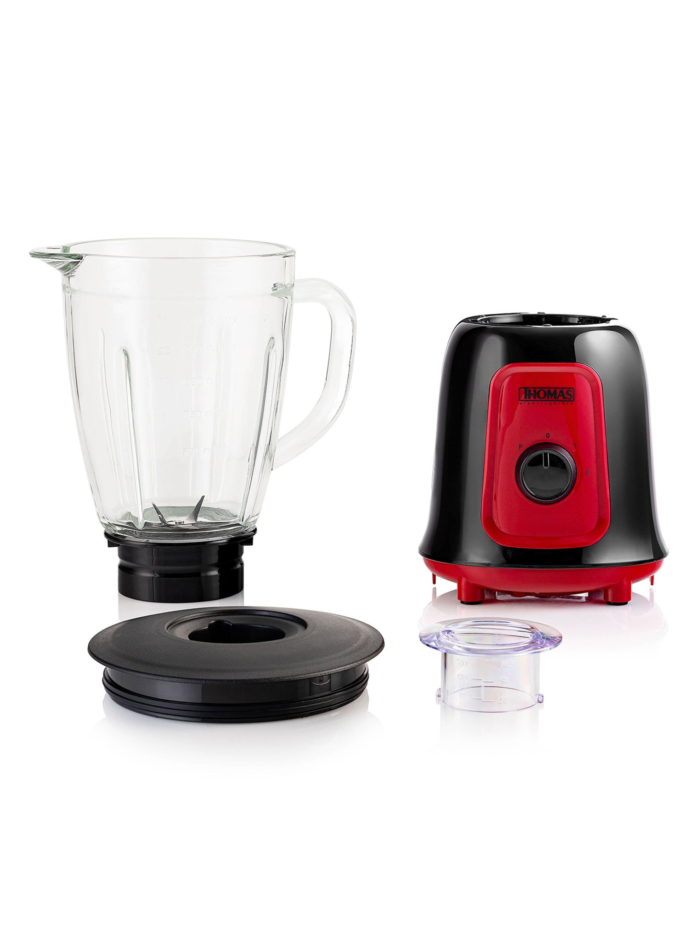 Licuadora TH-320V Negra Roja-5