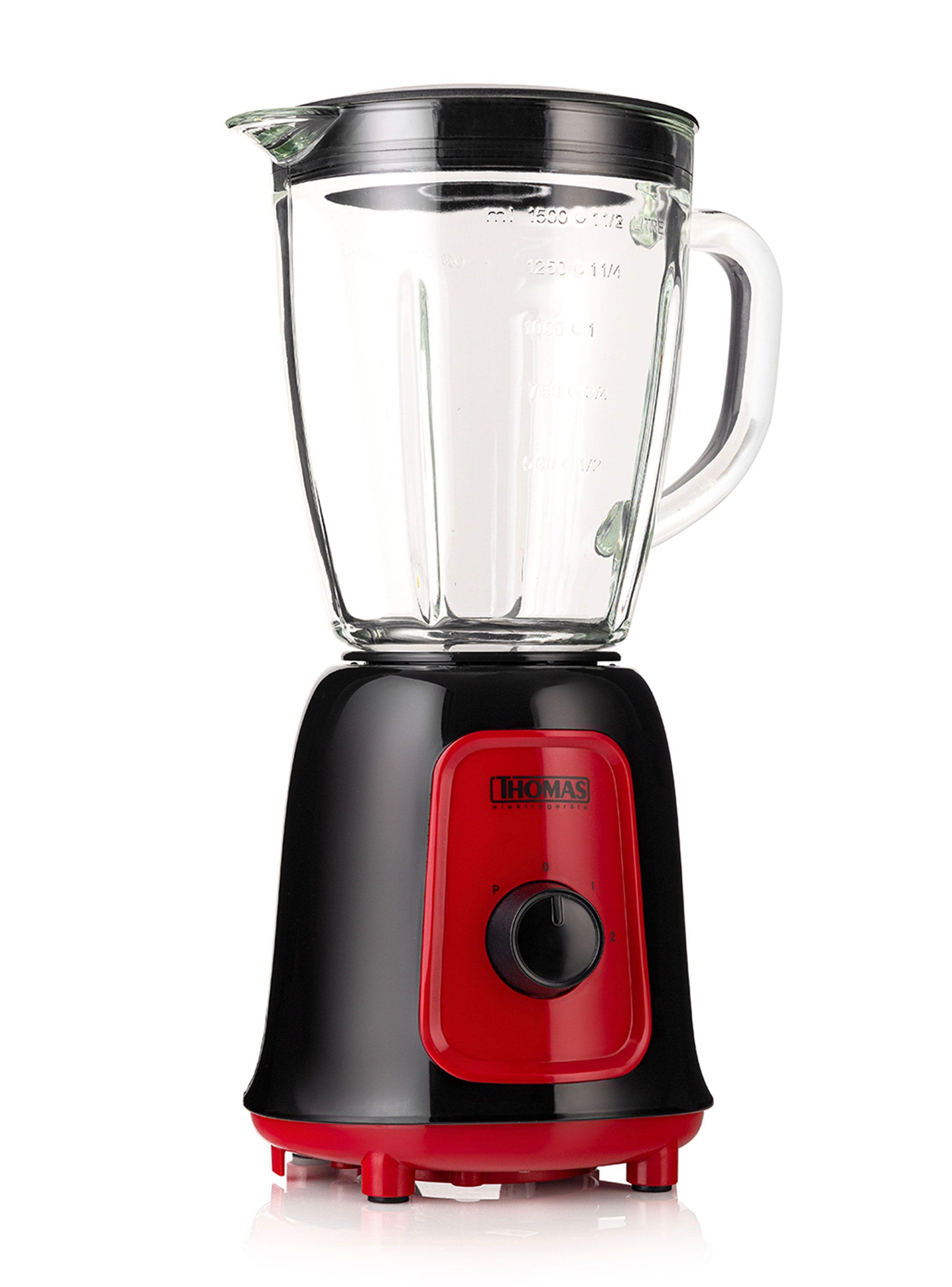 Licuadora TH-320V Negra Roja-1