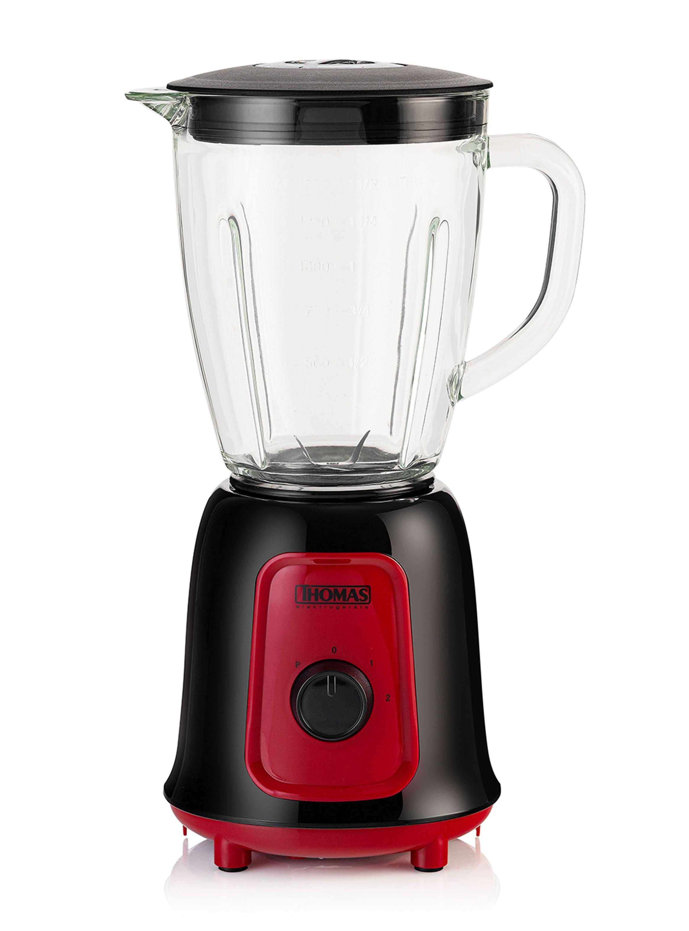 Licuadora TH-320V Negra Roja-0