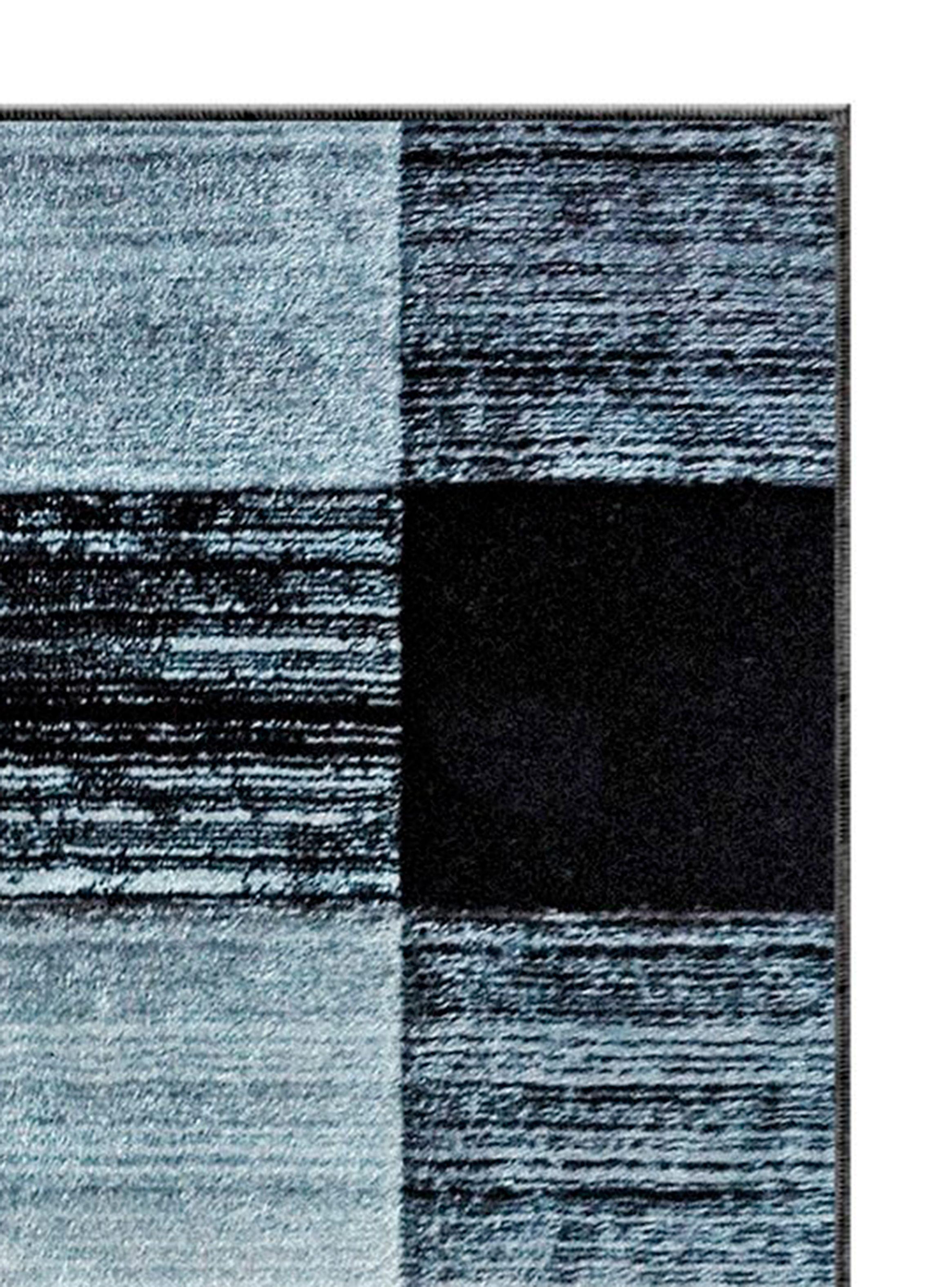 Alfombra Frize Carved 170 x 230 cm Negro Idetex-1