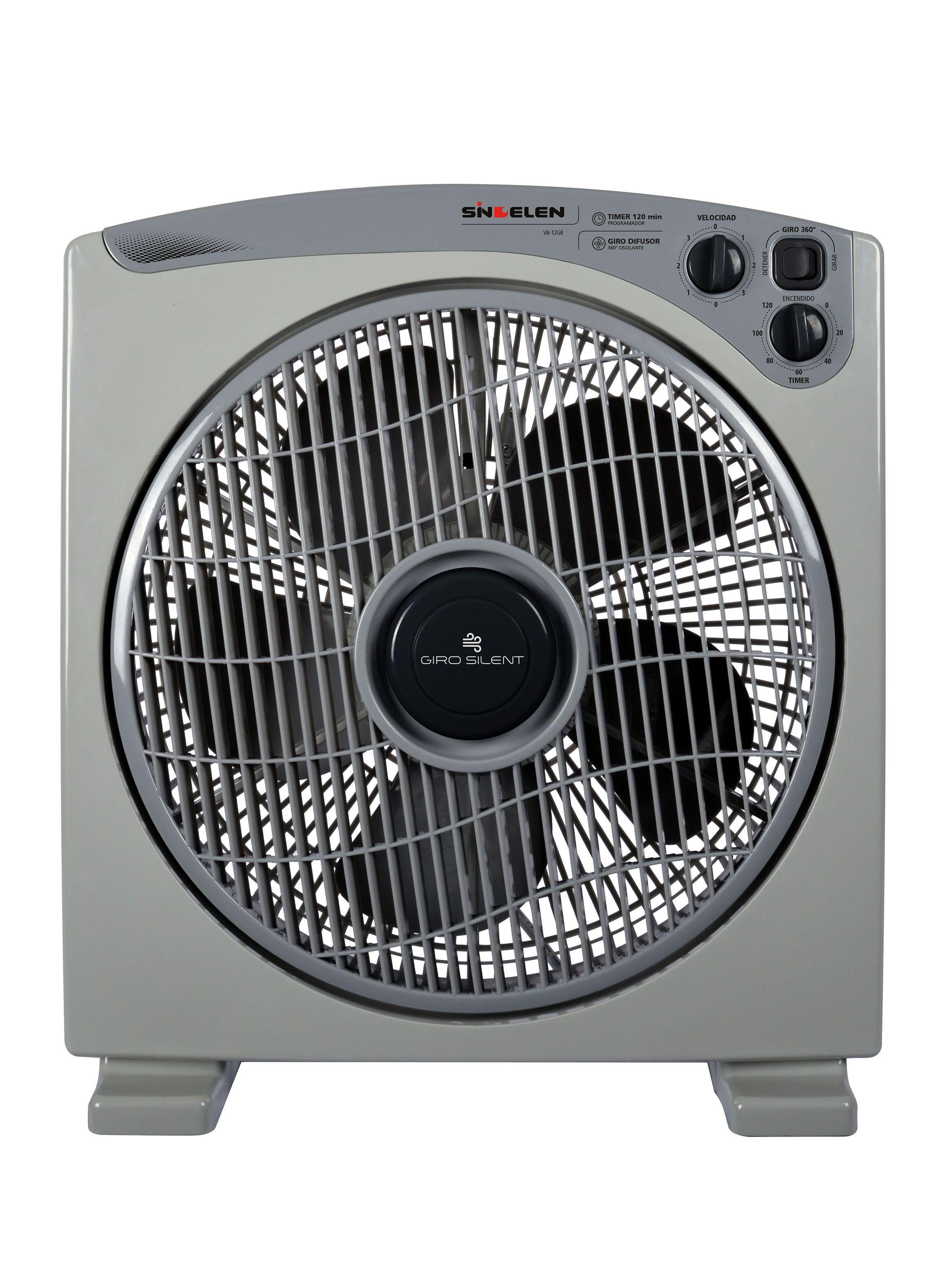 Ventilador de Pie 50W Box 12" VB-12 Gris-0