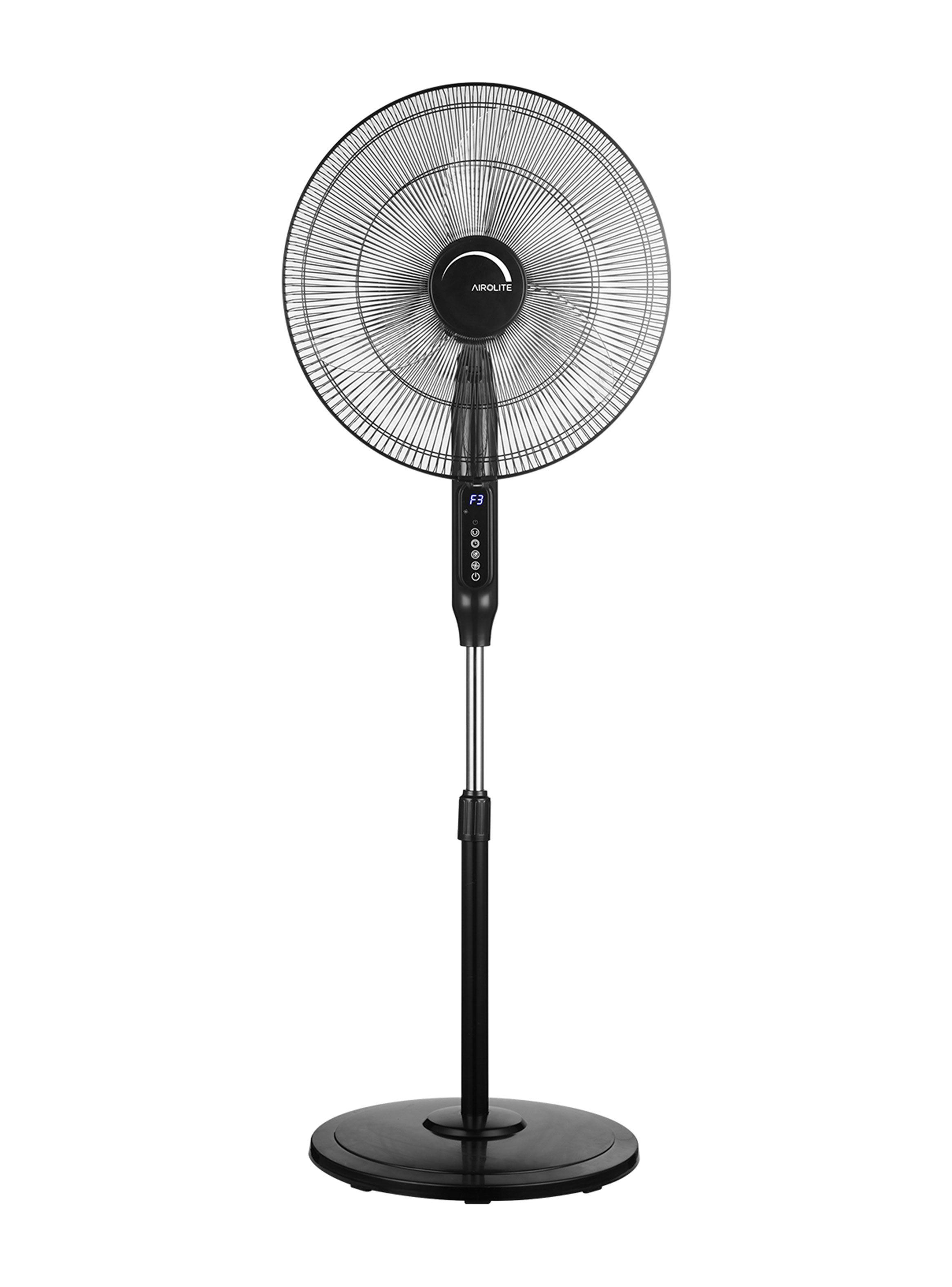 Ventilador de Pie 60W 3 Velocidades V18P8R Negro-0