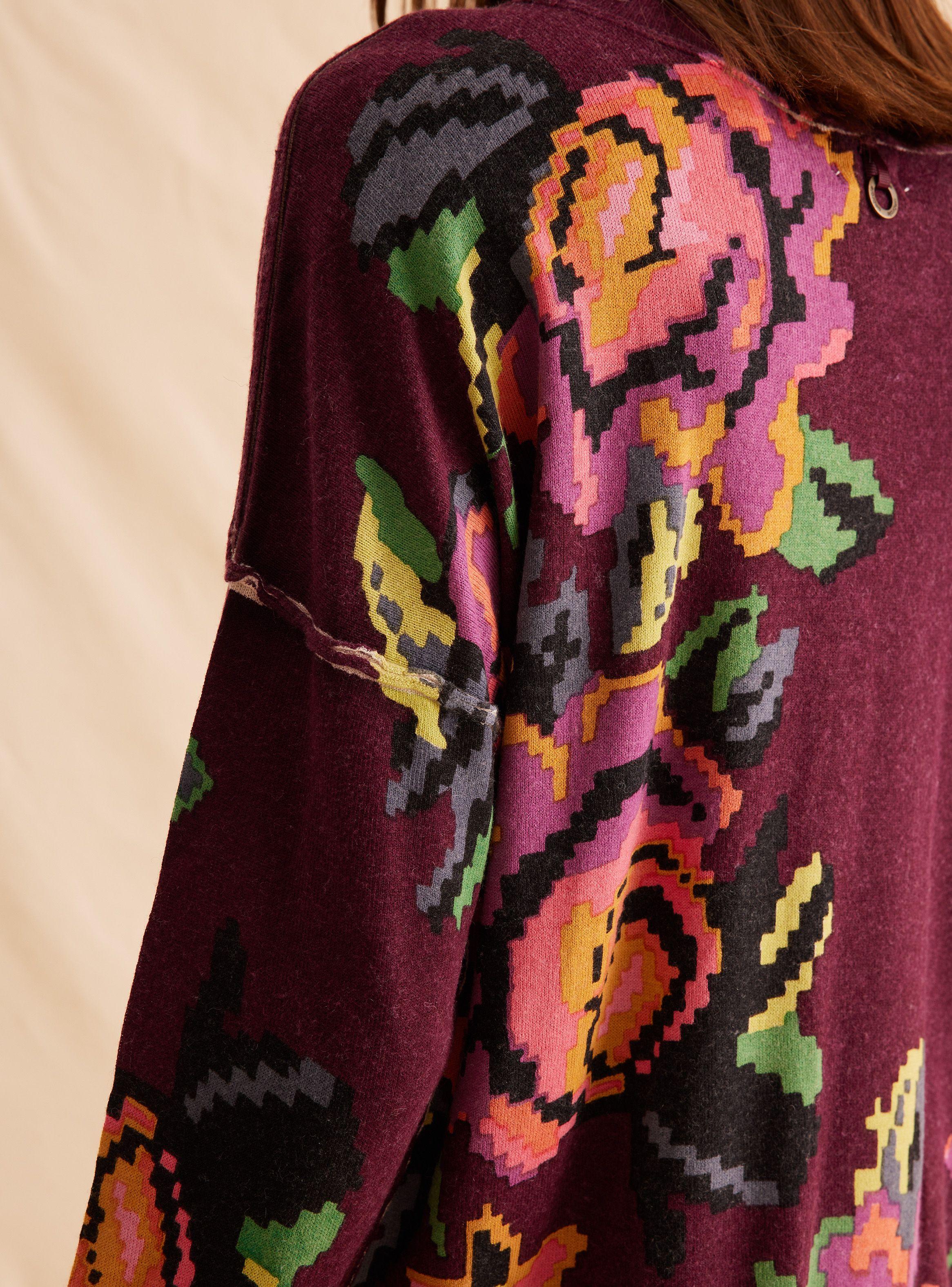 Sweater Estampado Flor Floral-3
