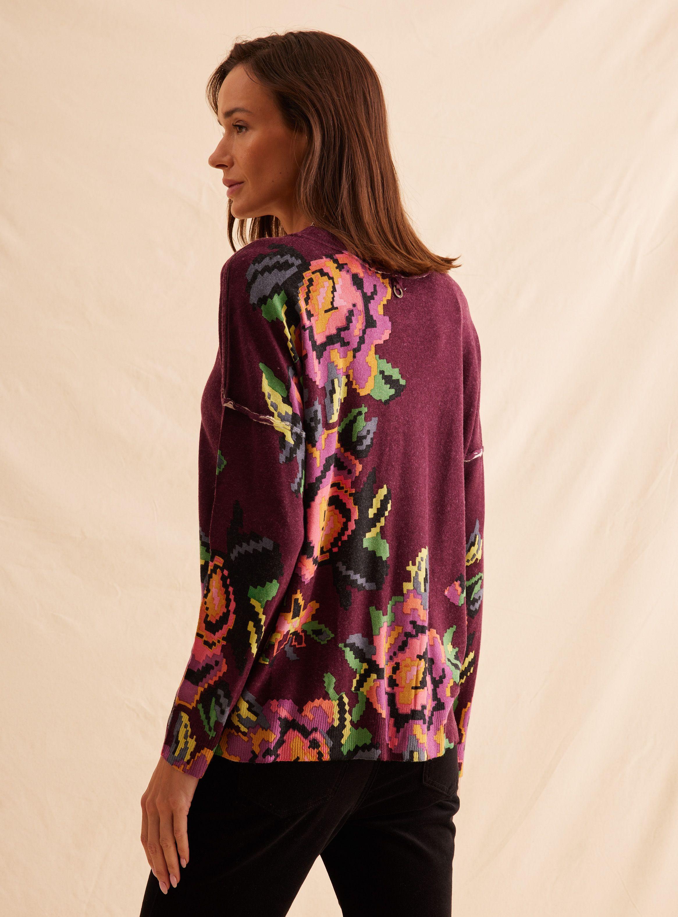 Sweater Estampado Flor Floral-1