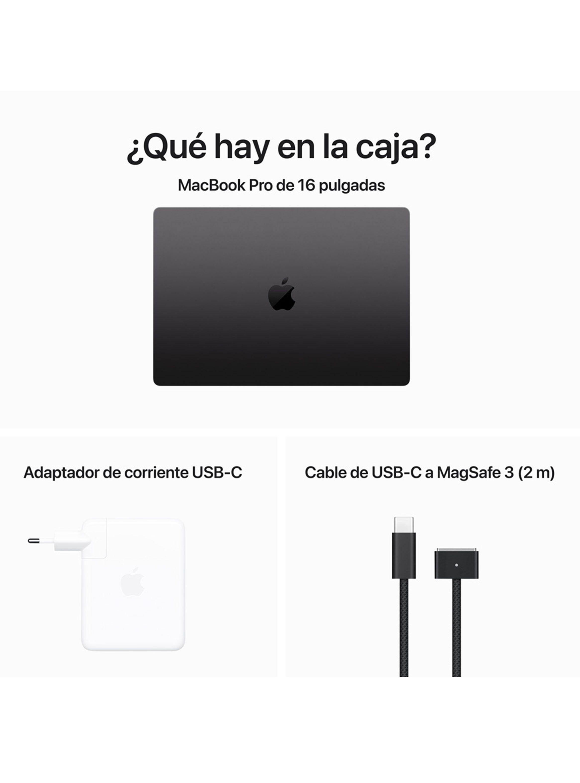 Apple Macbook Pro 16 Chip M3 Pro Negro Espacial-4