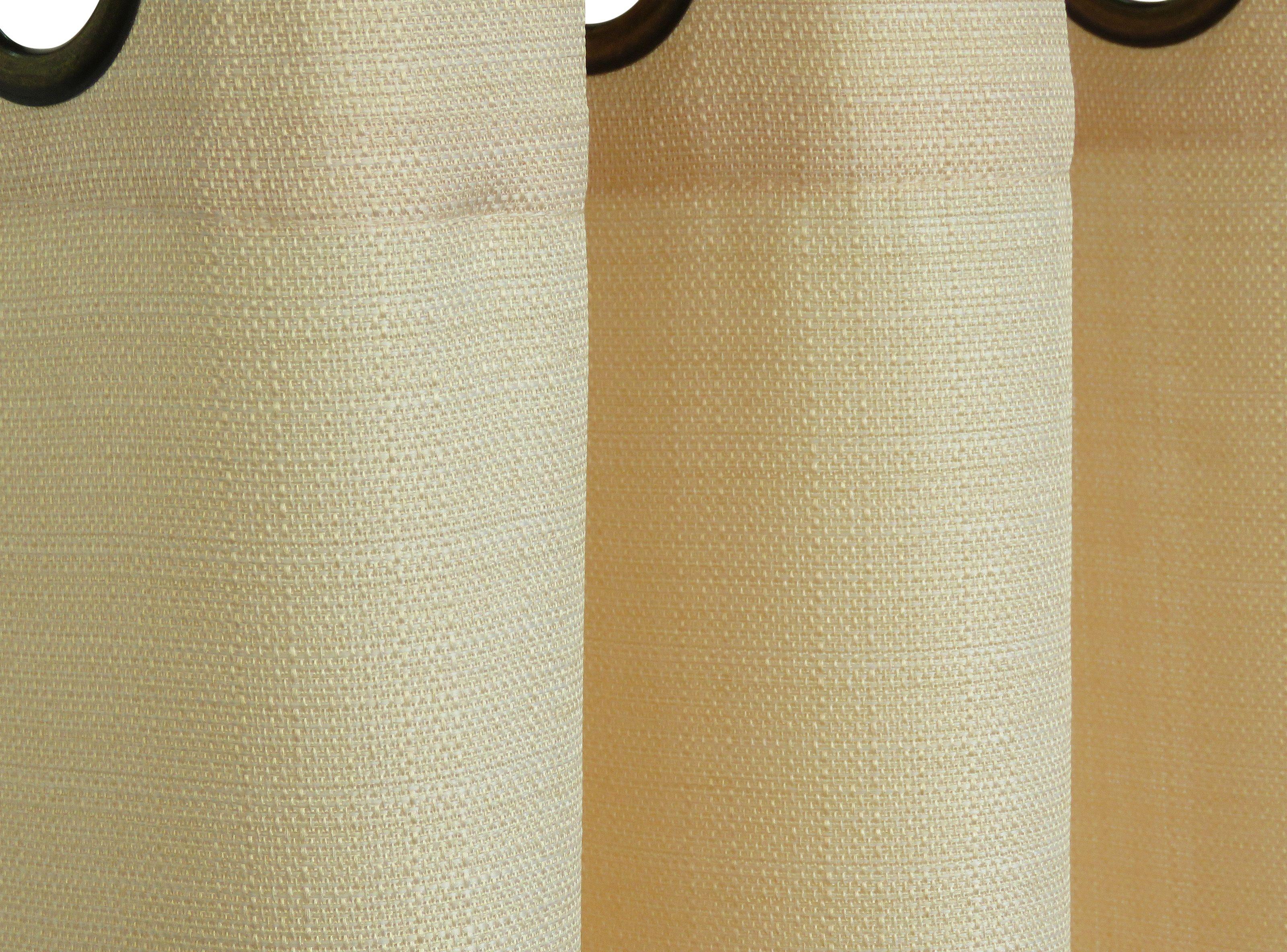 Set Cortinas Mónaco Beige Idetex-2