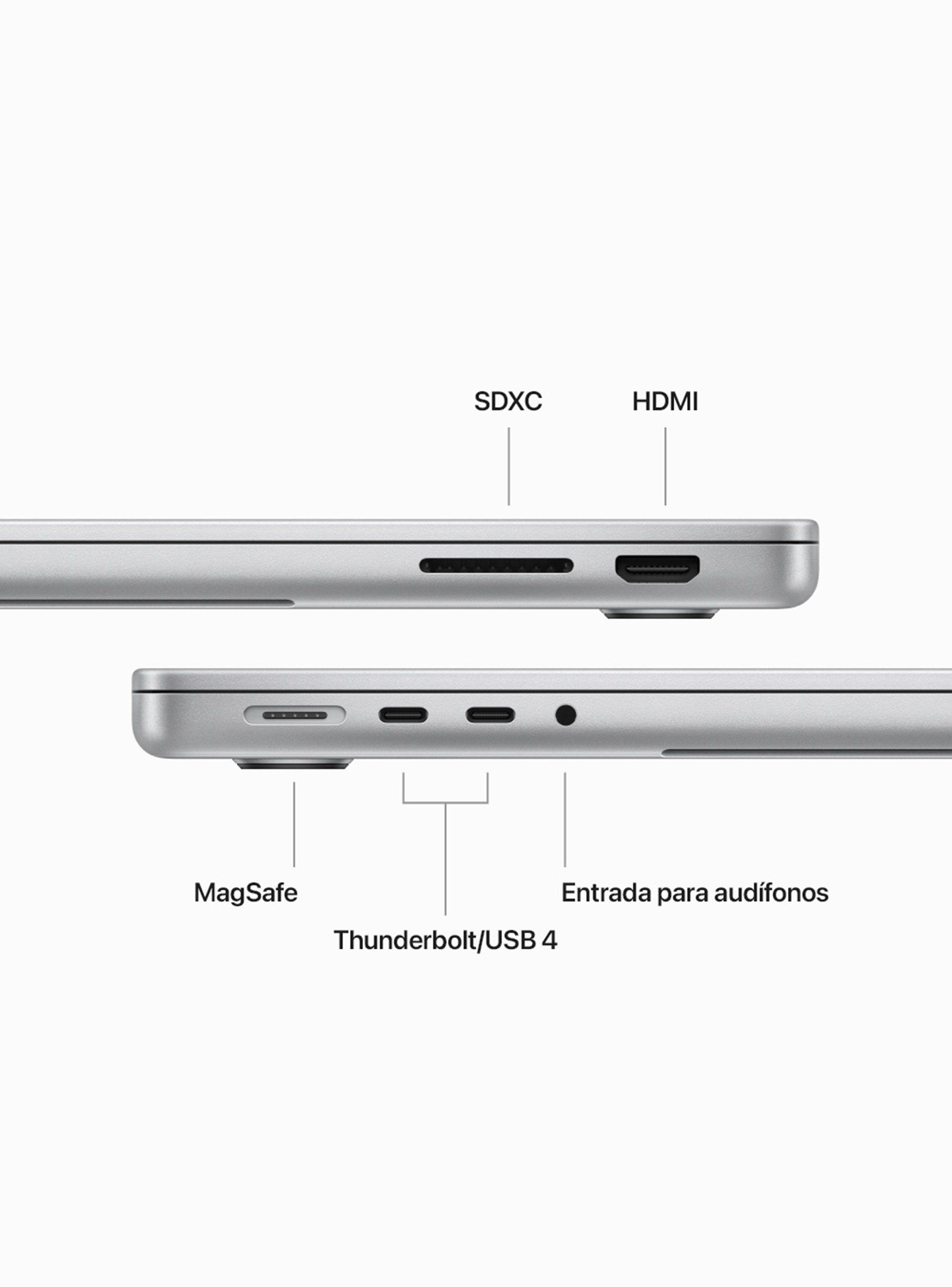 Apple MacBook Pro 14 Chip M3 Color Plata-7