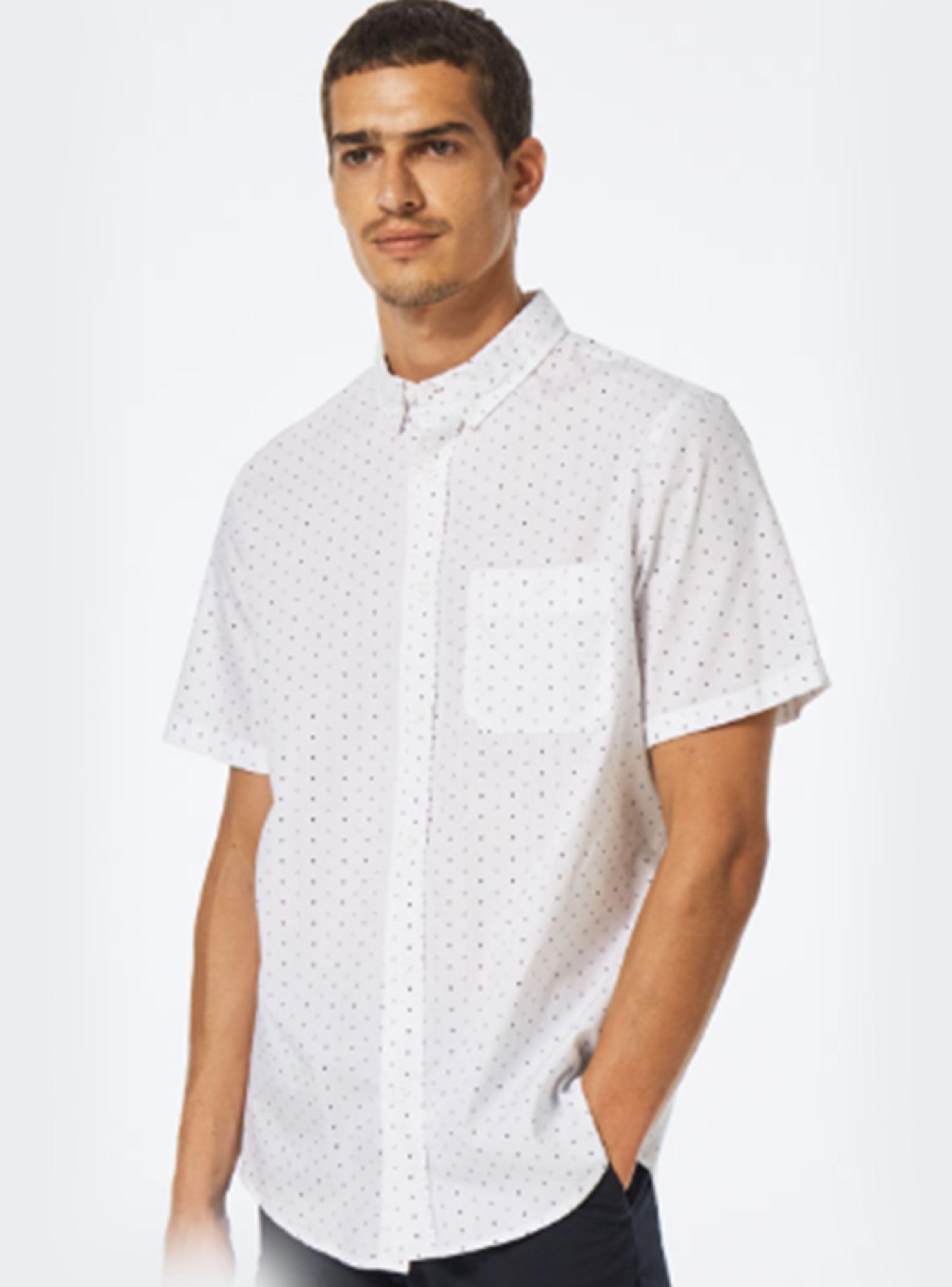 Camisa MC Woven Kinney Down-1