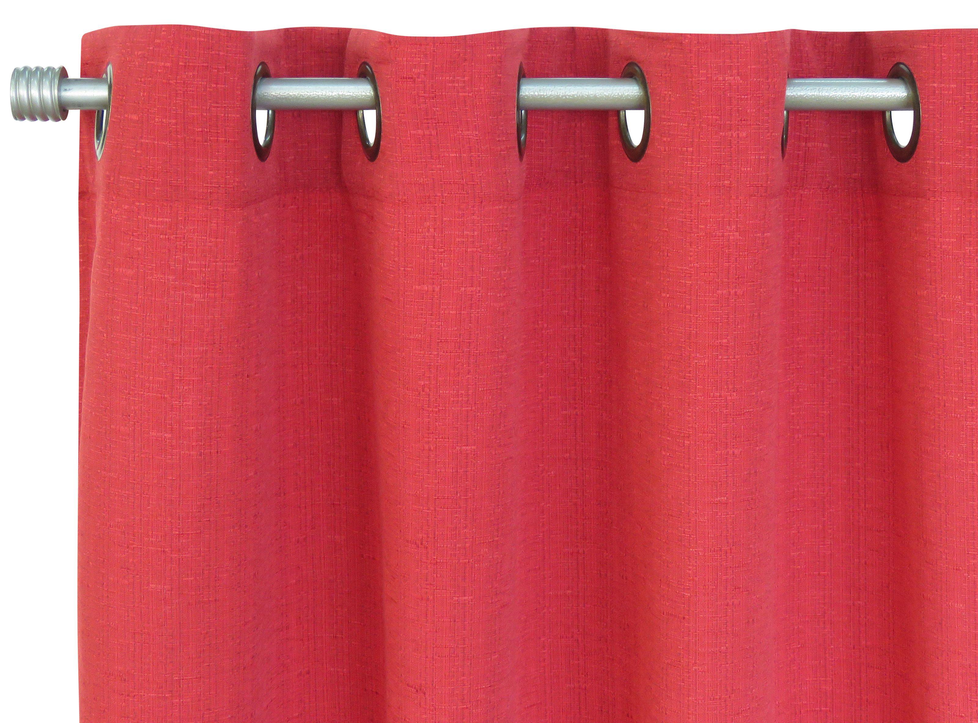 Set Cortinas Venecia Rojo Ilussions-0