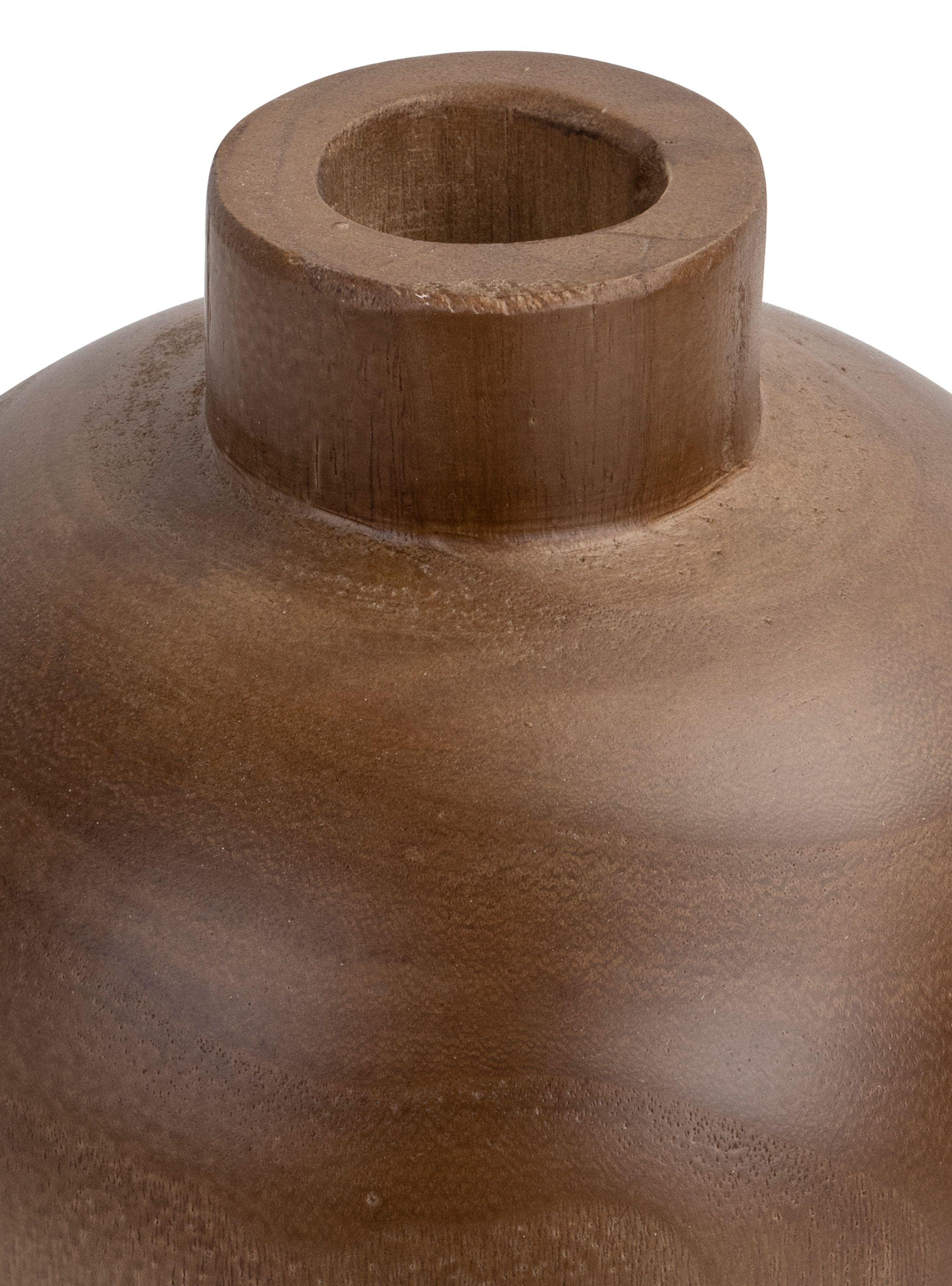 Jarrón Madera 30 cm-3
