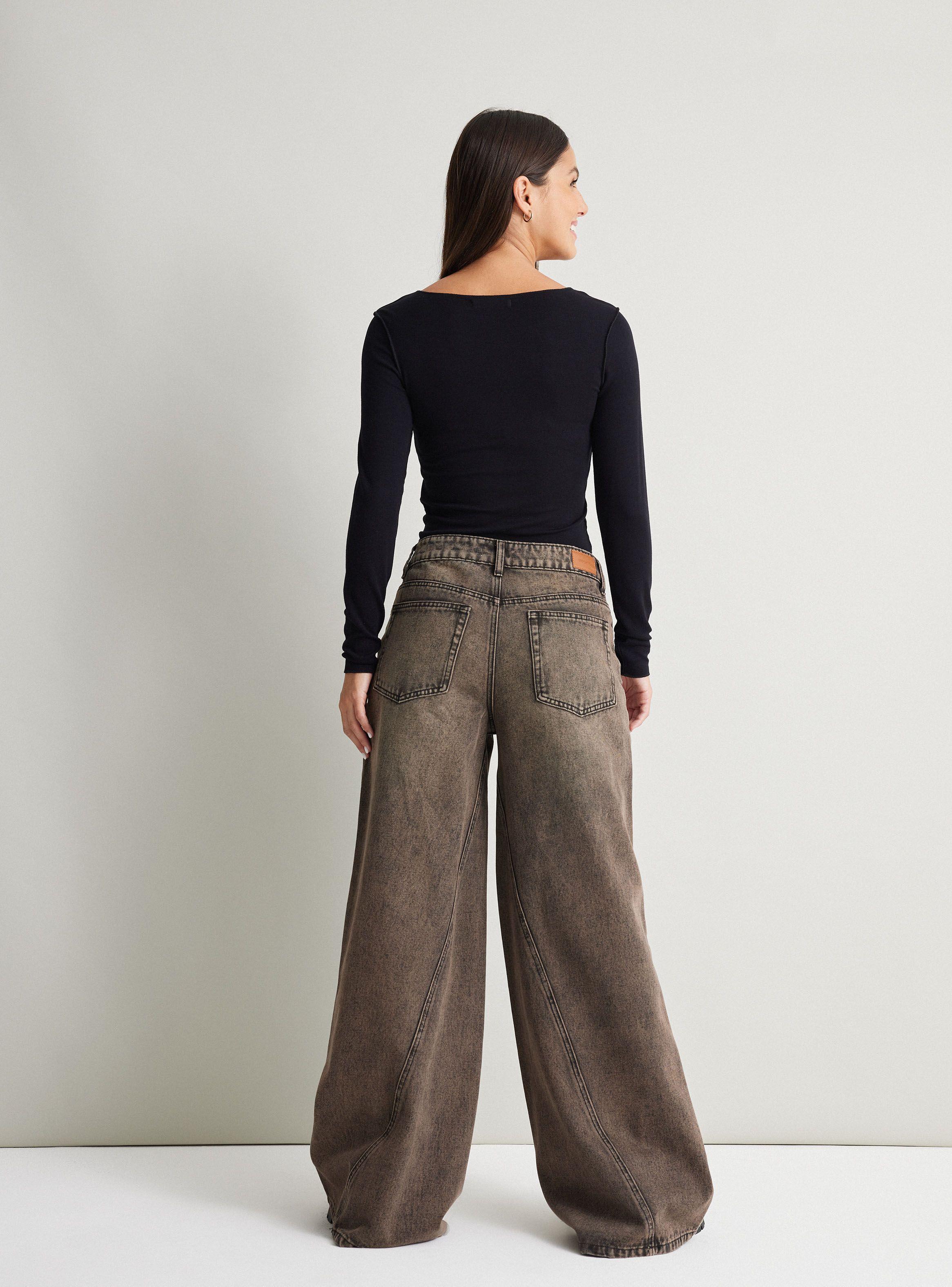Jeans Extreme Wide Leg Tiro Bajo-5