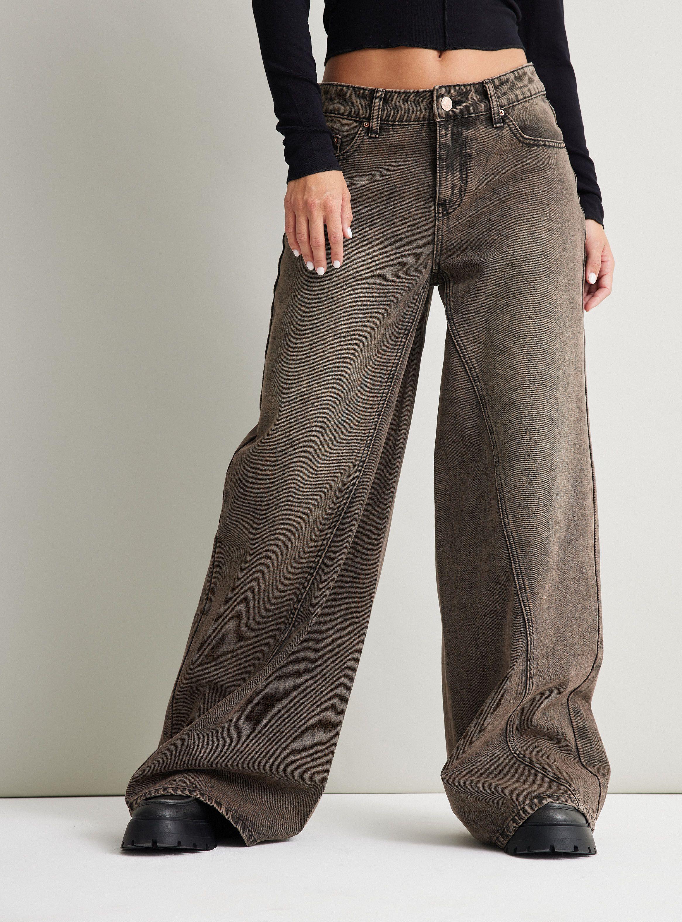 Jeans Extreme Wide Leg Tiro Bajo-0