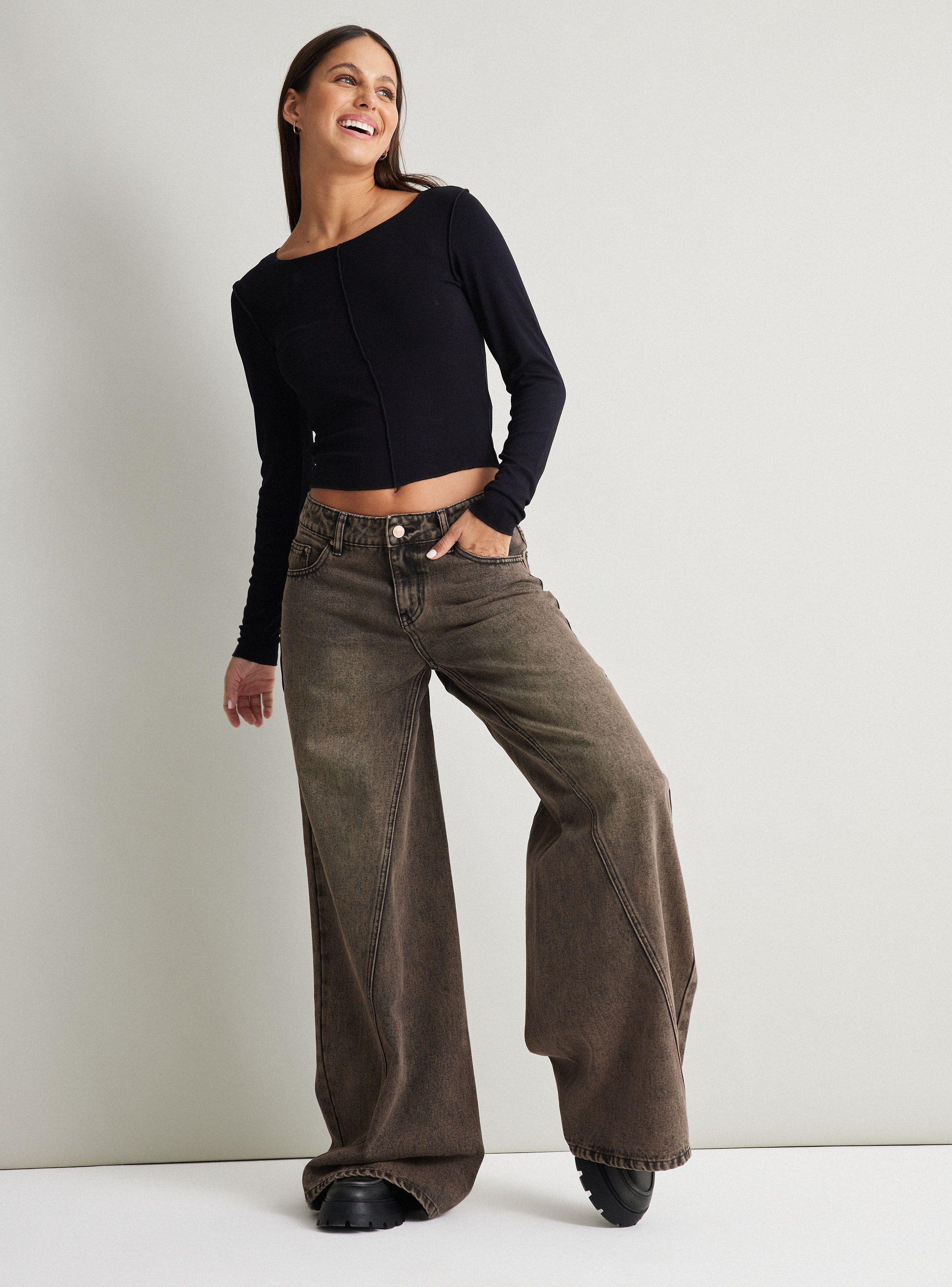 Jeans Extreme Wide Leg Tiro Bajo-4