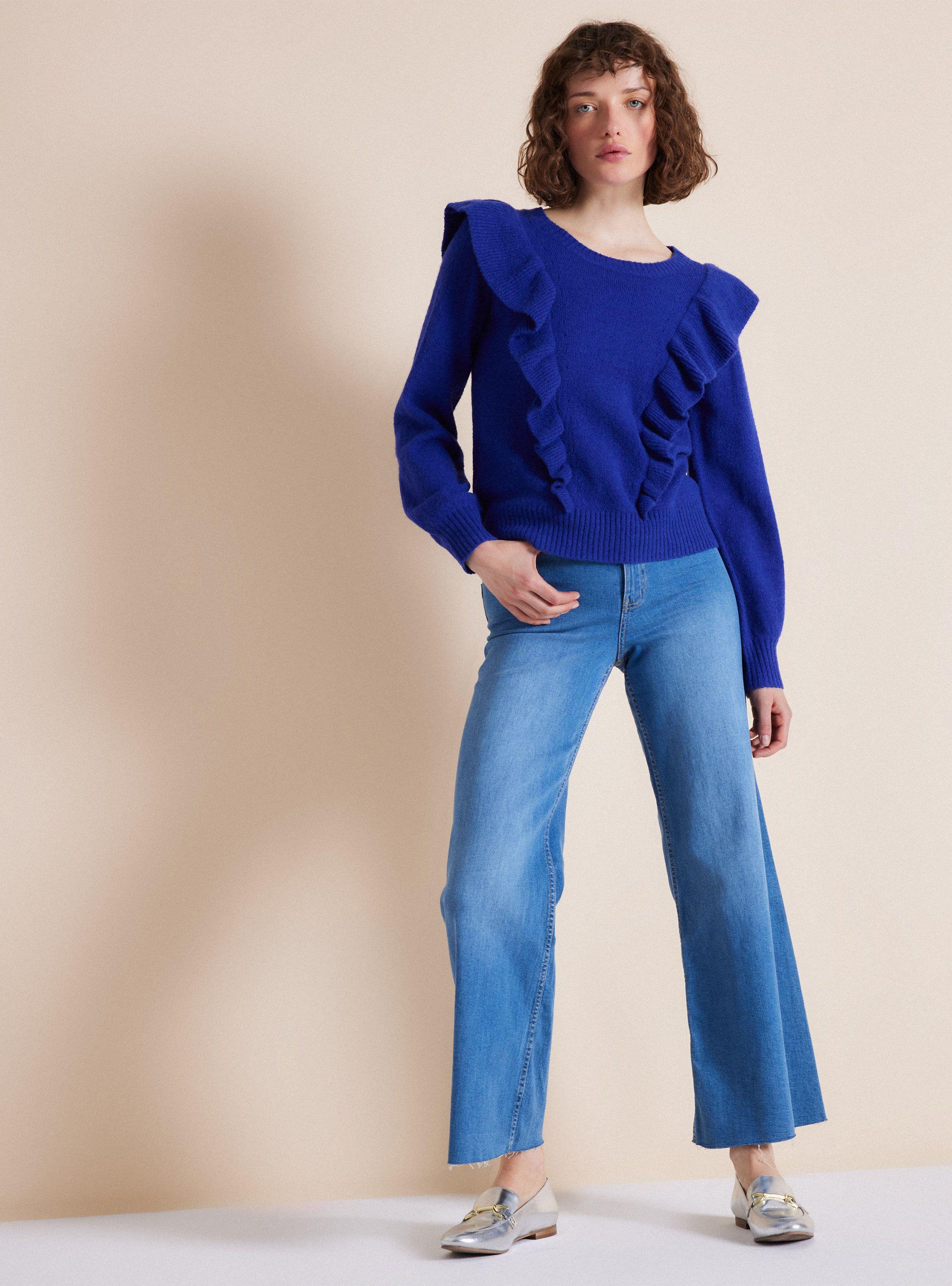 Sweater Vuelos Frontales Con Lana-4