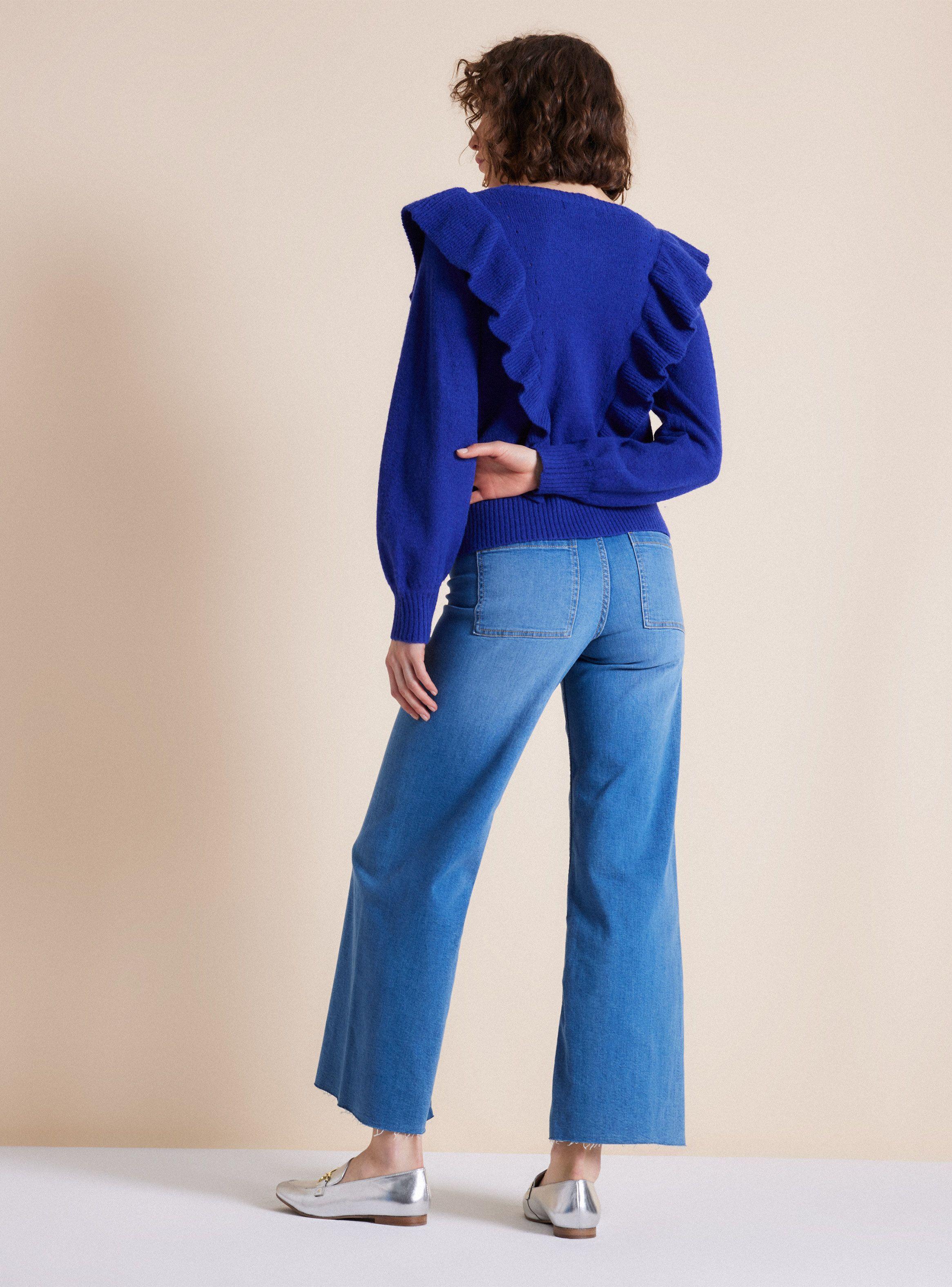 Sweater Vuelos Frontales Con Lana-5