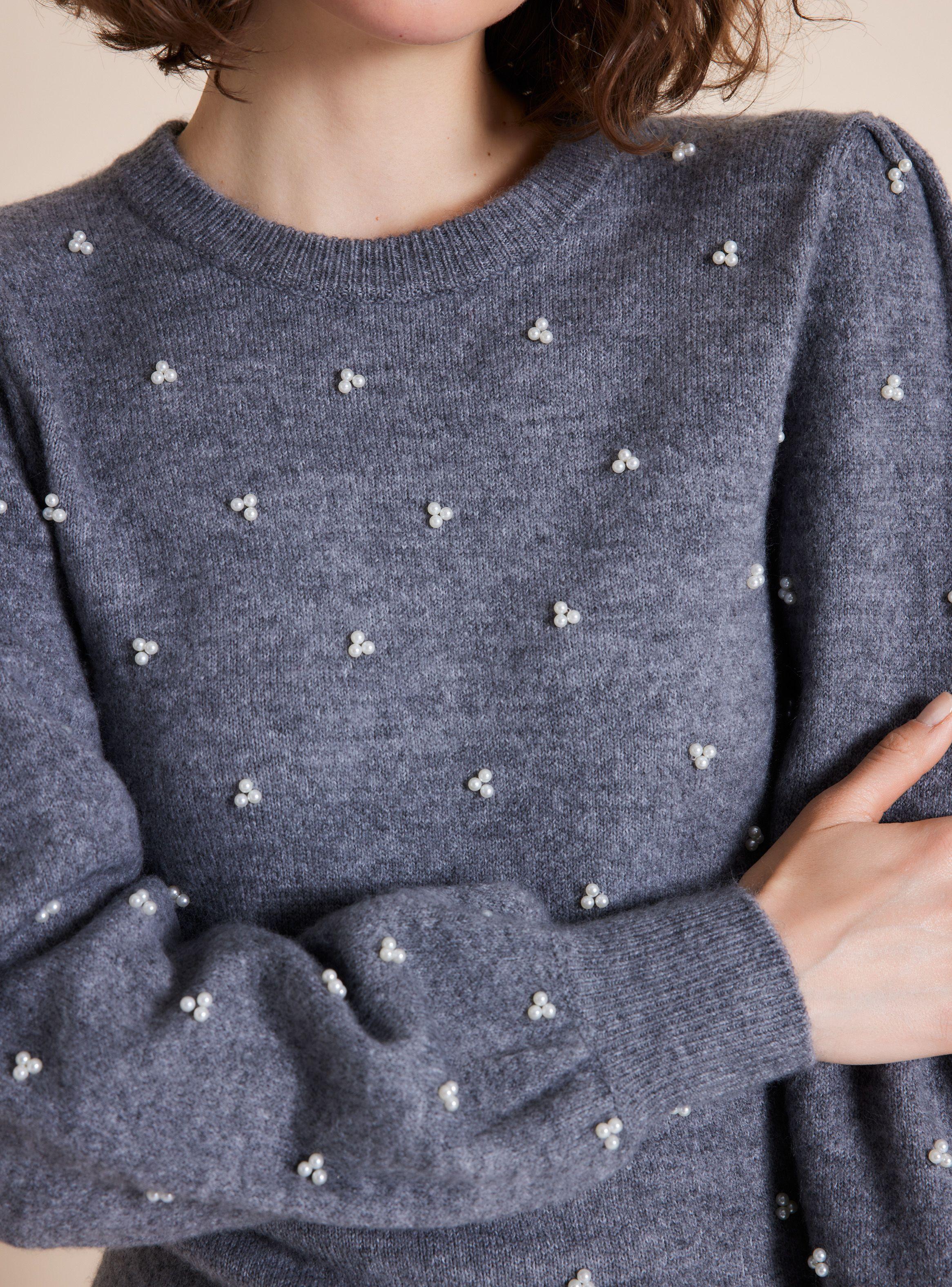 Sweater Aplicación Perlas-3