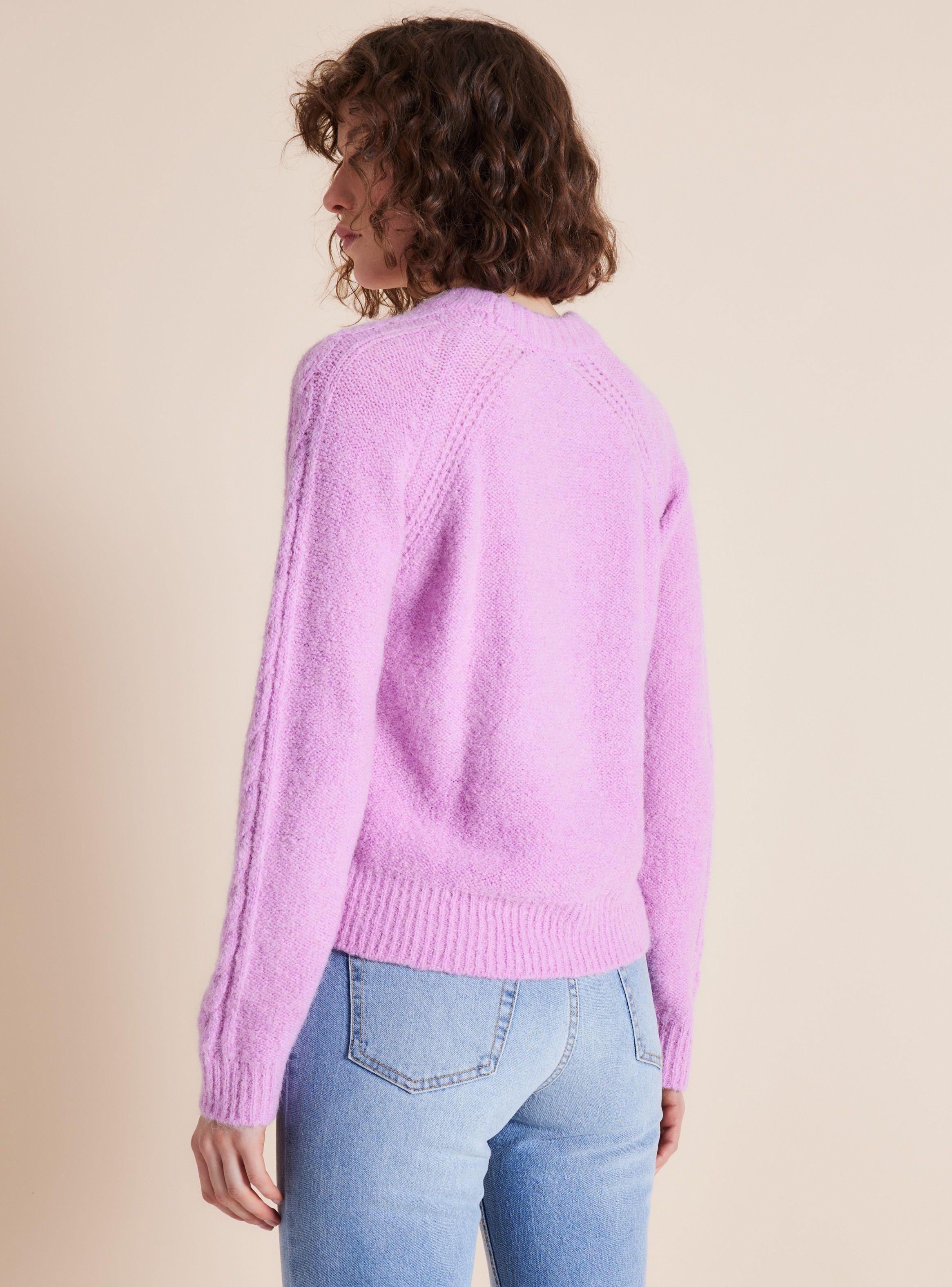 Sweater Diseño Trenzado con Lana-1
