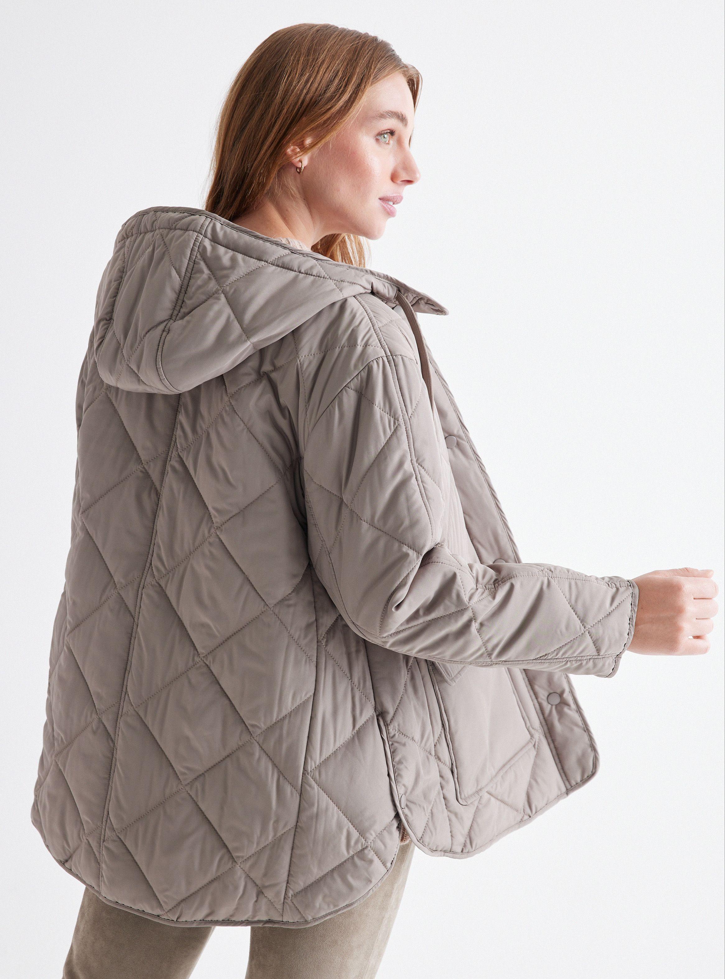 Parka Lisa Frontal con Bolsillos-1