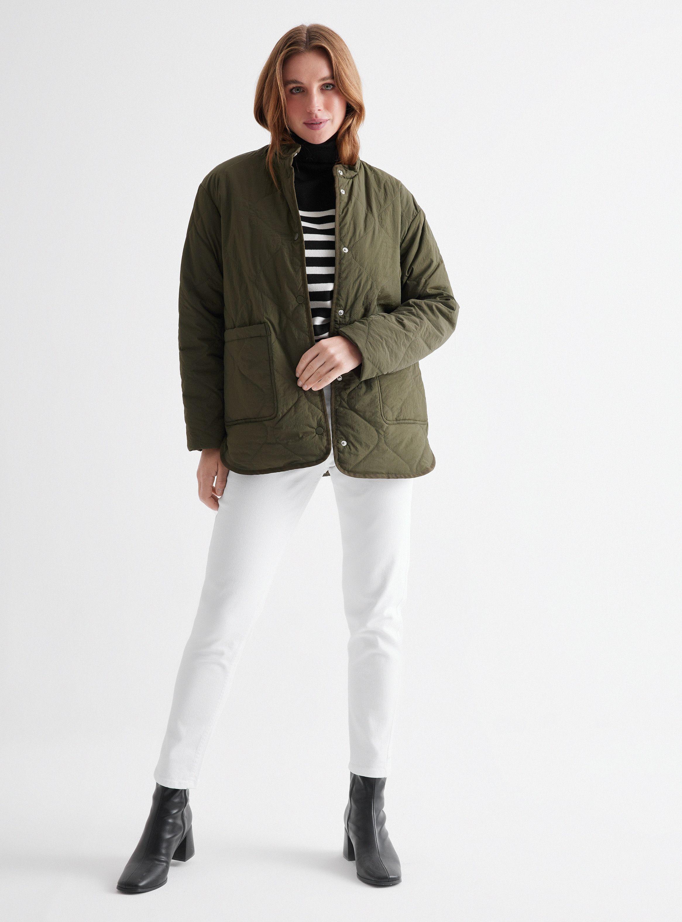 Parka Quilted Cuello Redondo-4
