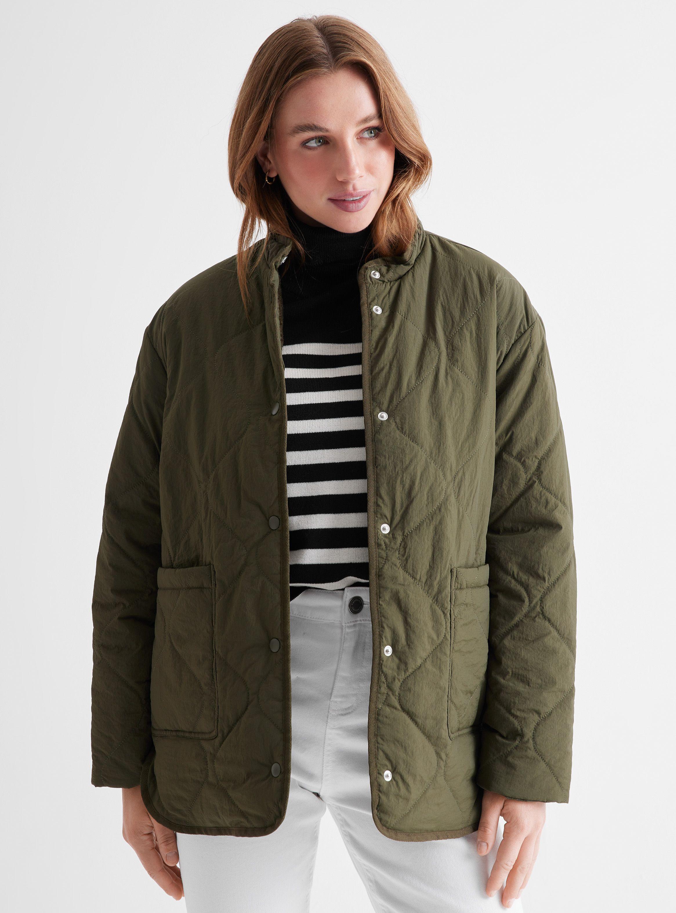 Parka Quilted Cuello Redondo-0