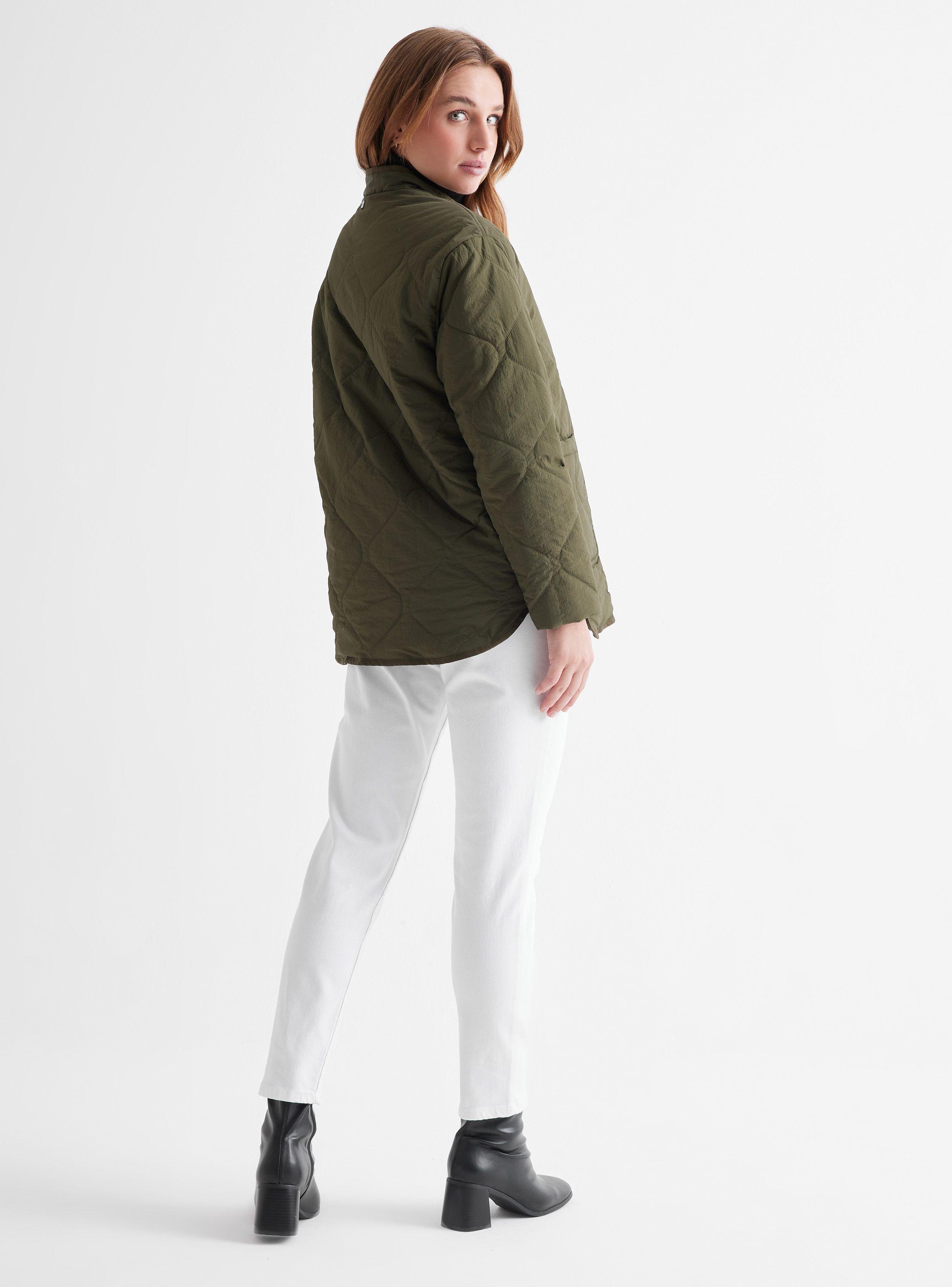Parka Quilted Cuello Redondo-5
