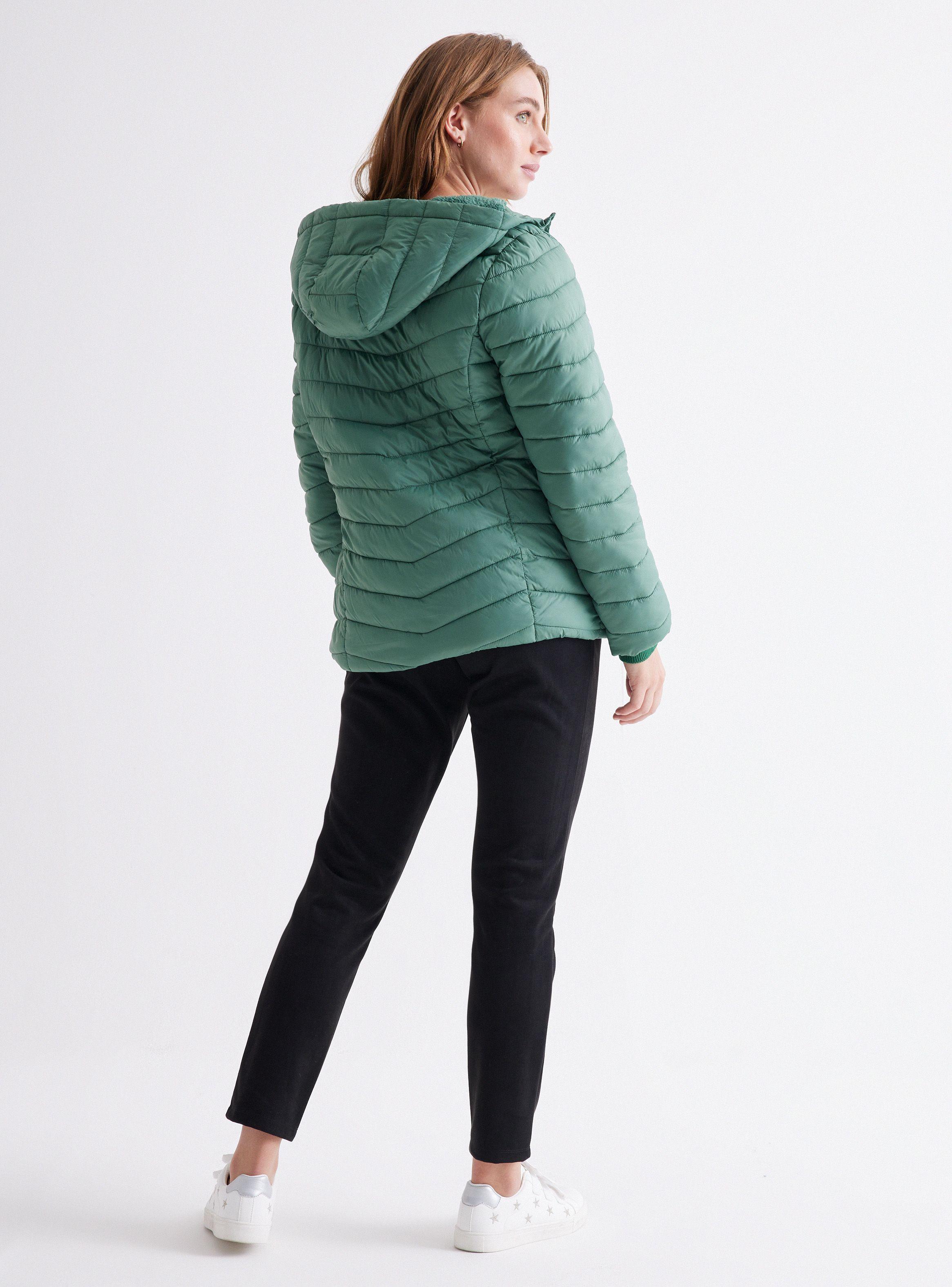 Parka con Capucha y Bolsillos-5