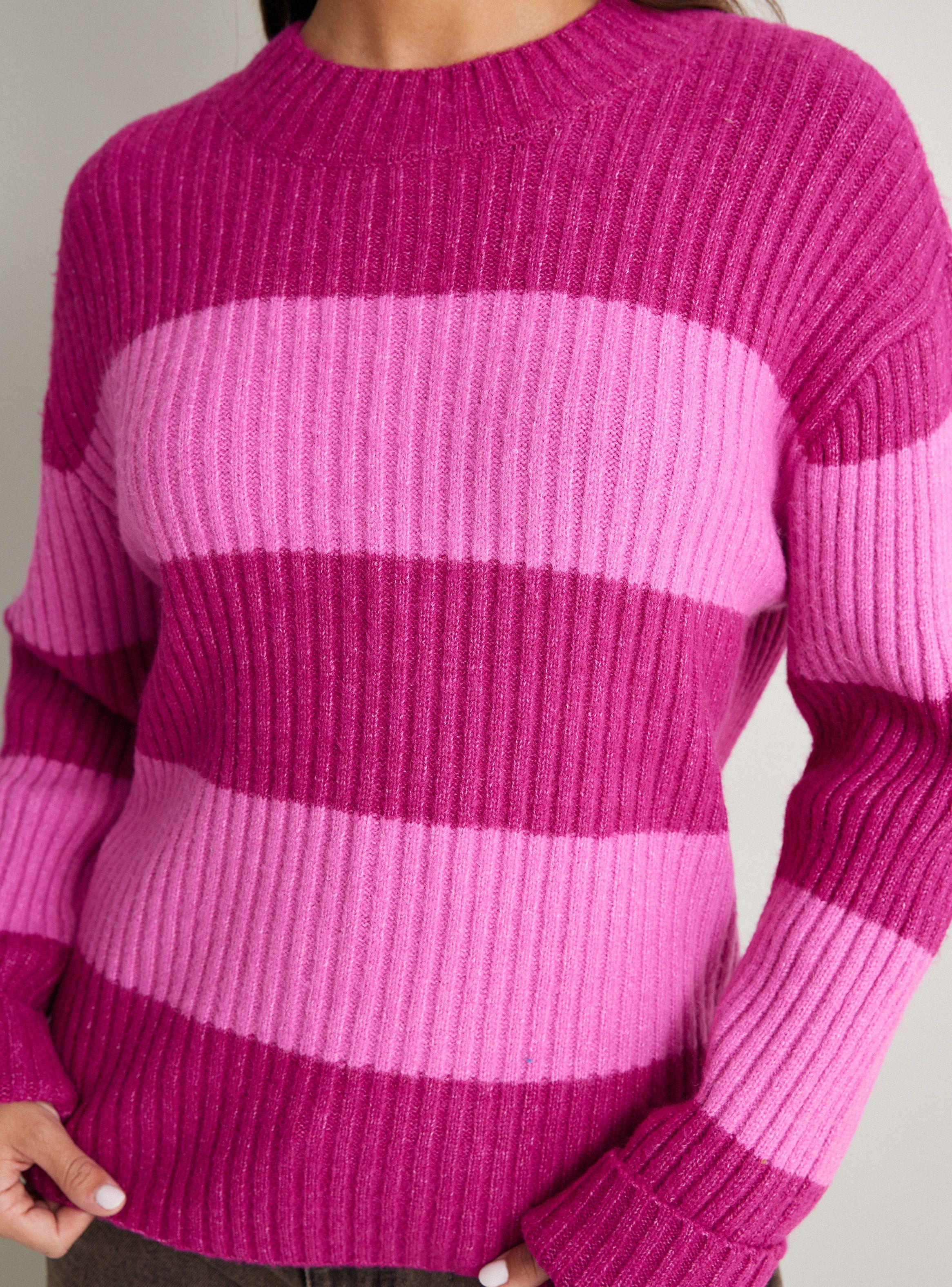Sweater Cuello Redondo Rayas-3