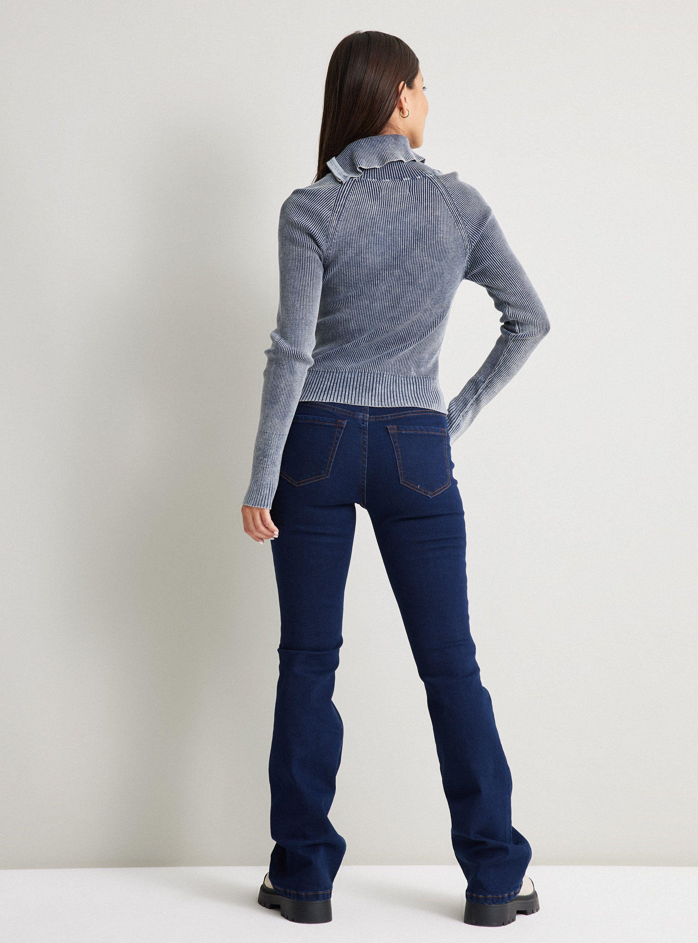 Sweater Cuello Asimétrico Con Cierre-5