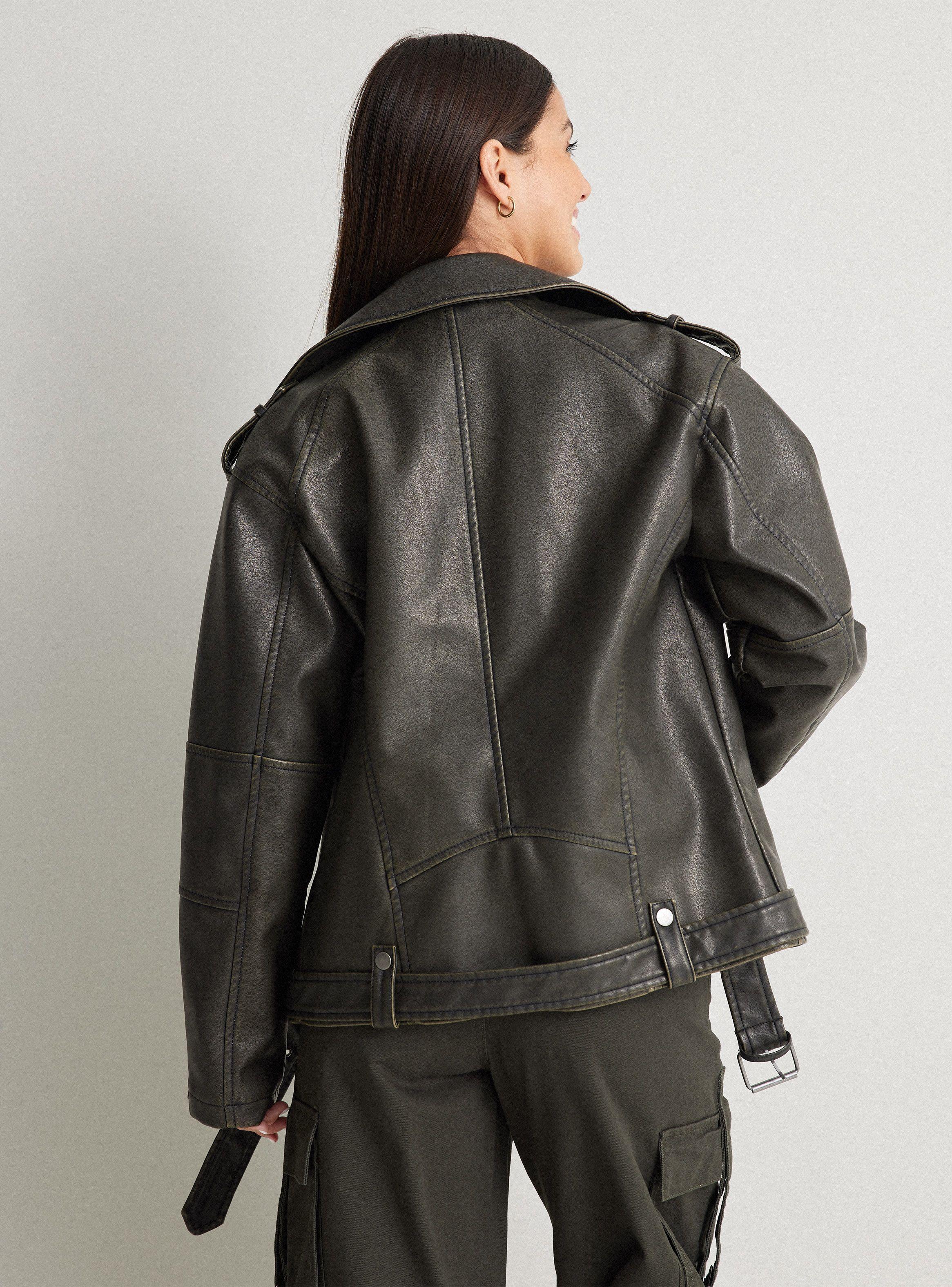 Chaqueta Biker Lavada-1