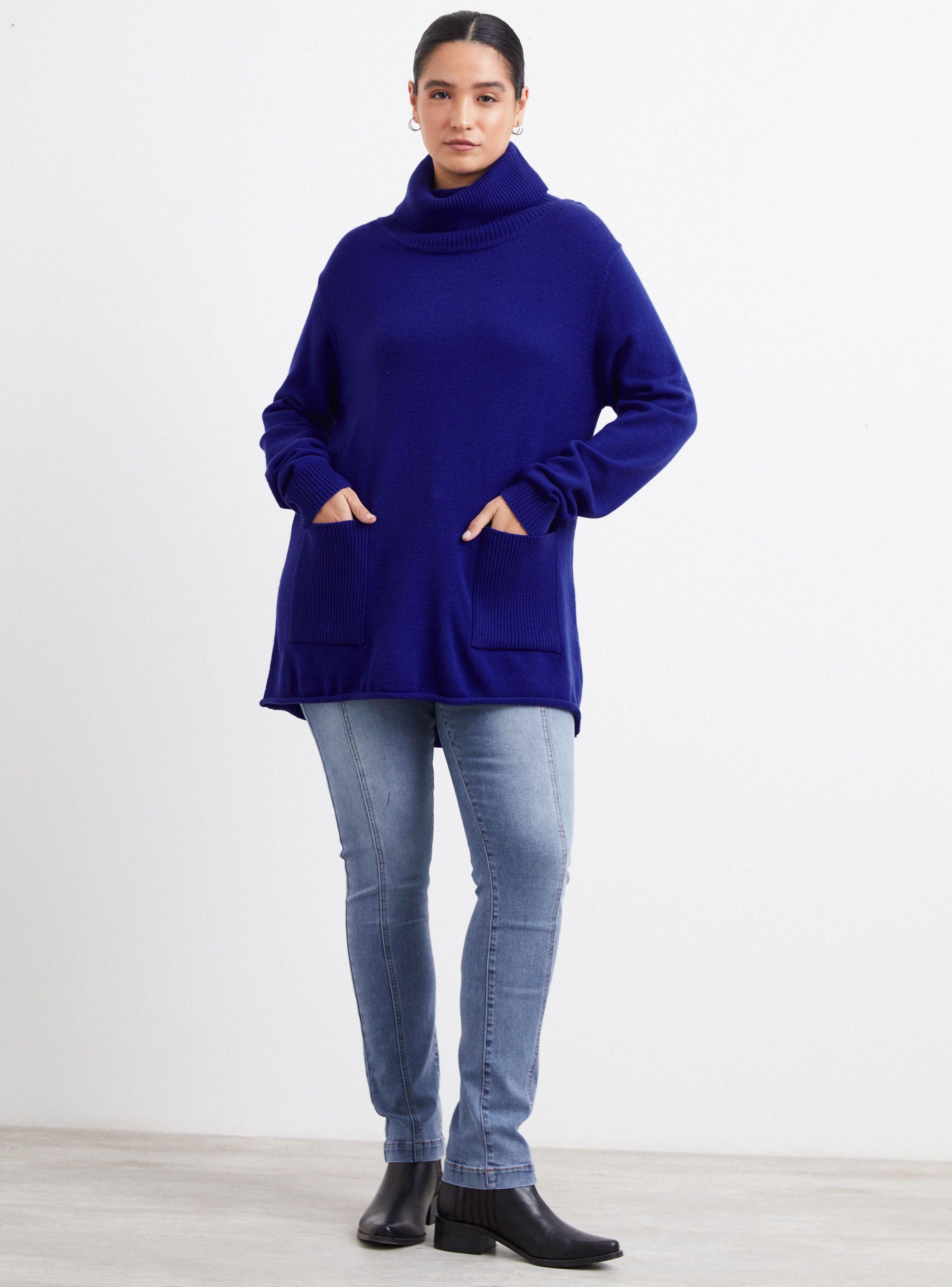 Sweater Cuello Tortuga Bolsillos-4