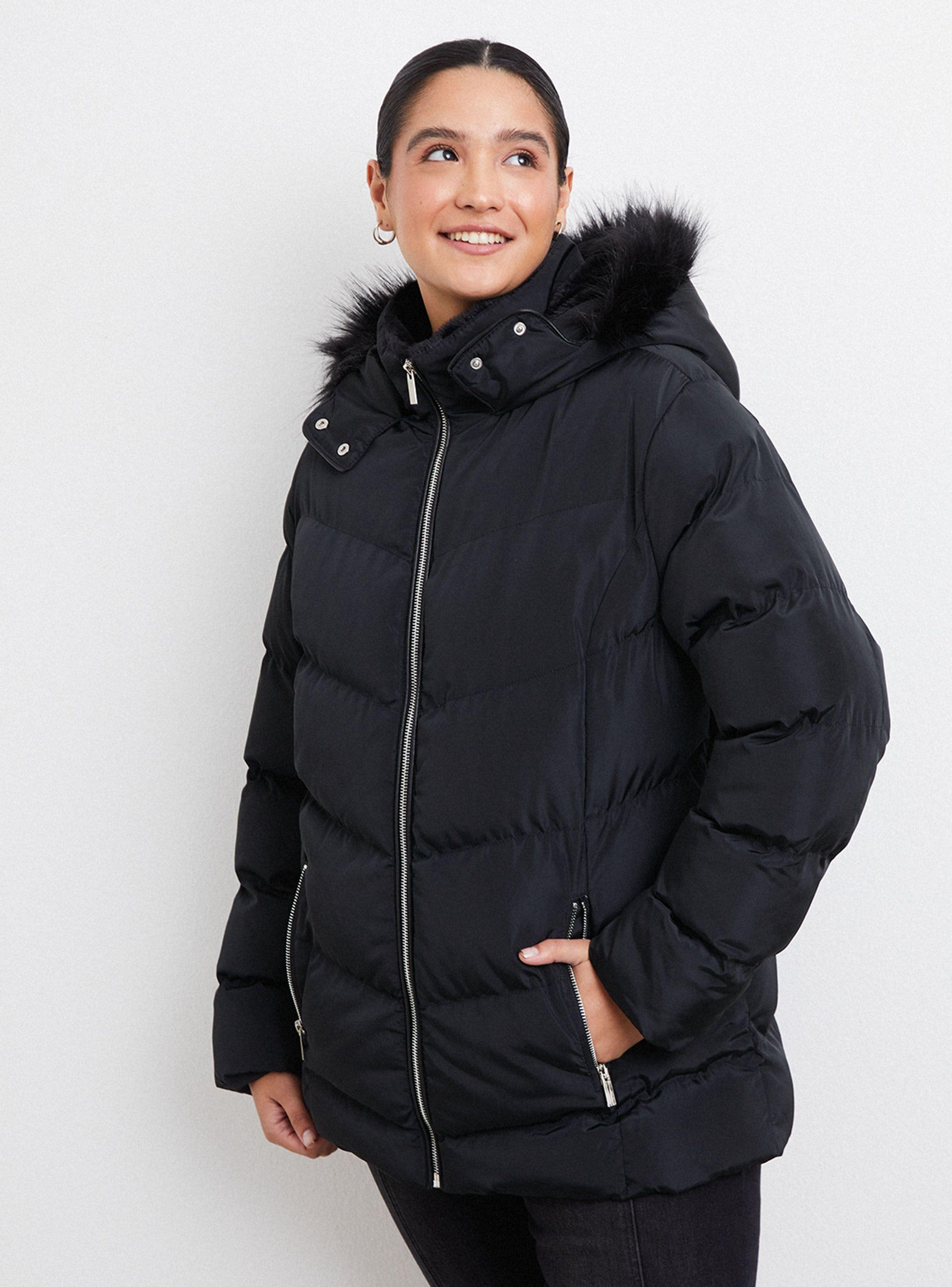 Parka Acolchada Gorro Piel-0