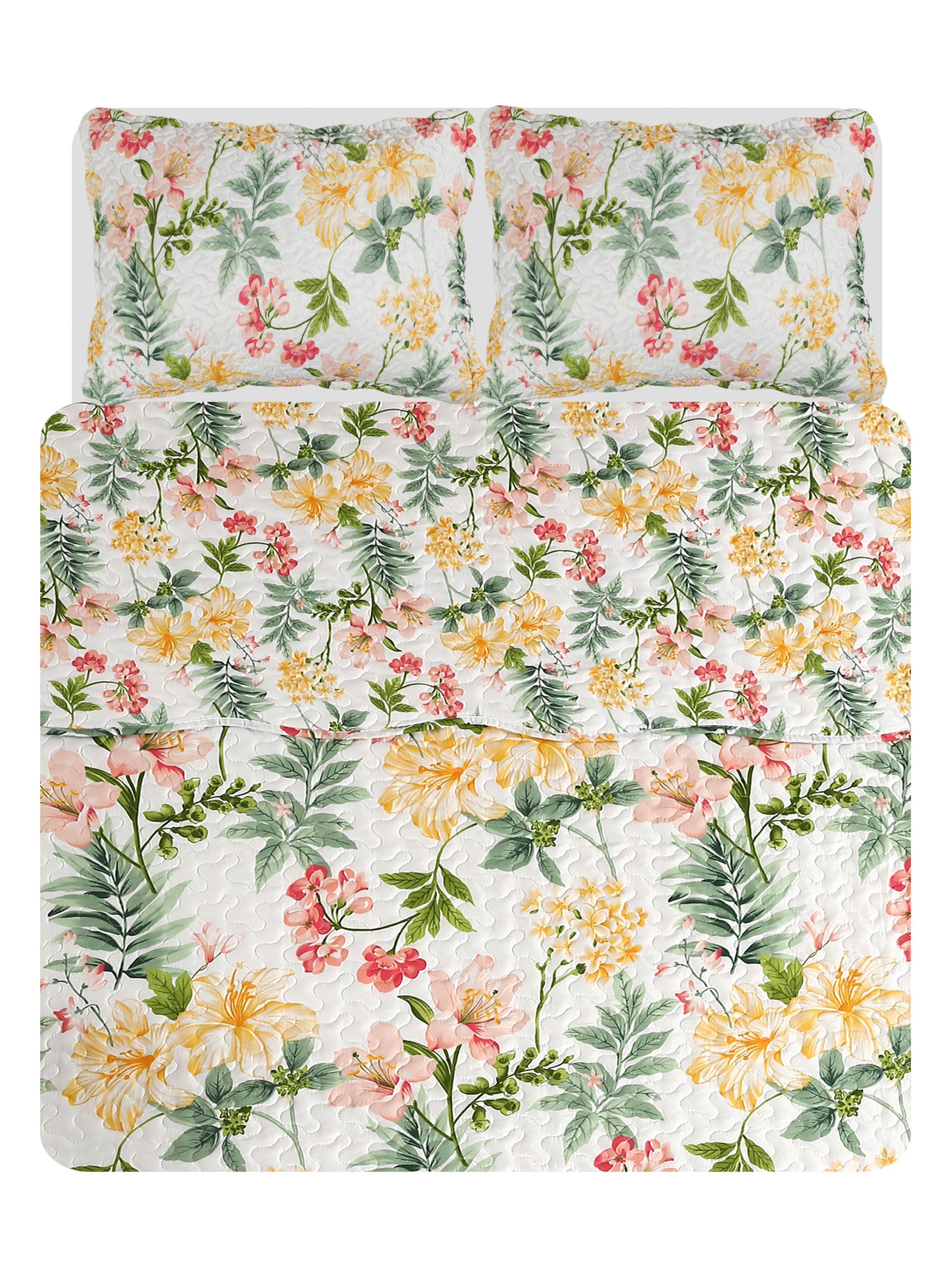 Quilt 2 Plazas Stylo Flor Primavera-3