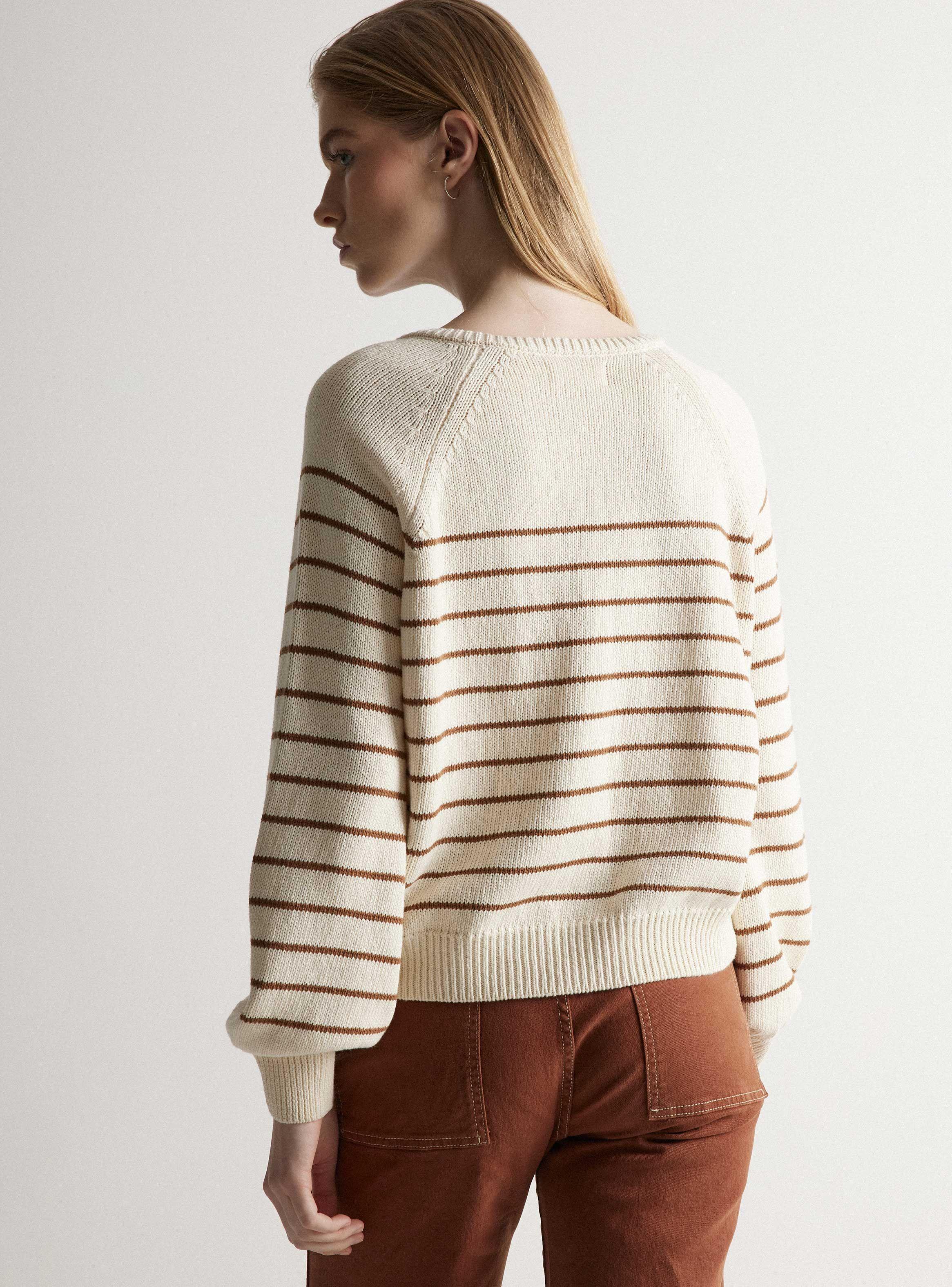 Sweater Rayado Algodón-1