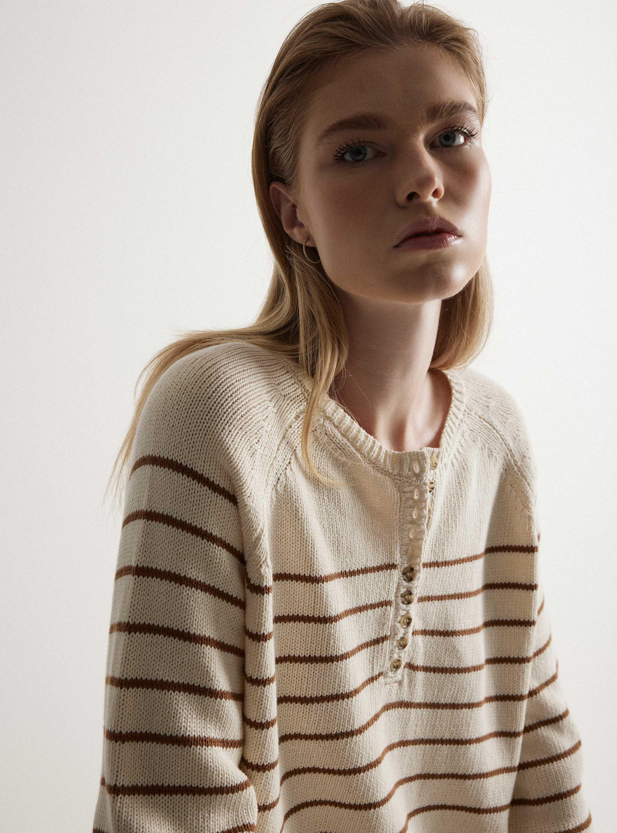 Sweater Rayado Algodón-2